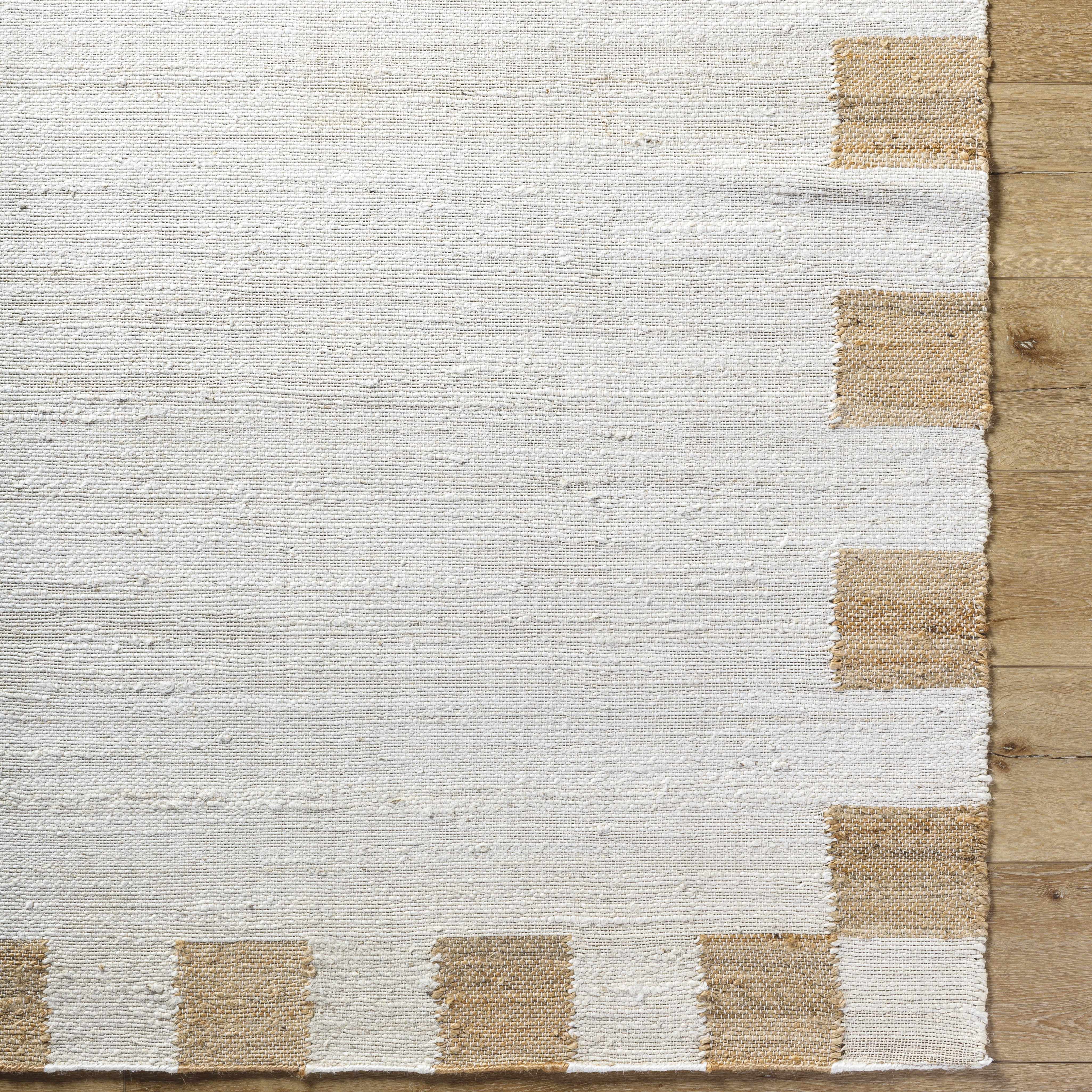 Yuval Dotted Bordered Jute Carpet - Image 6