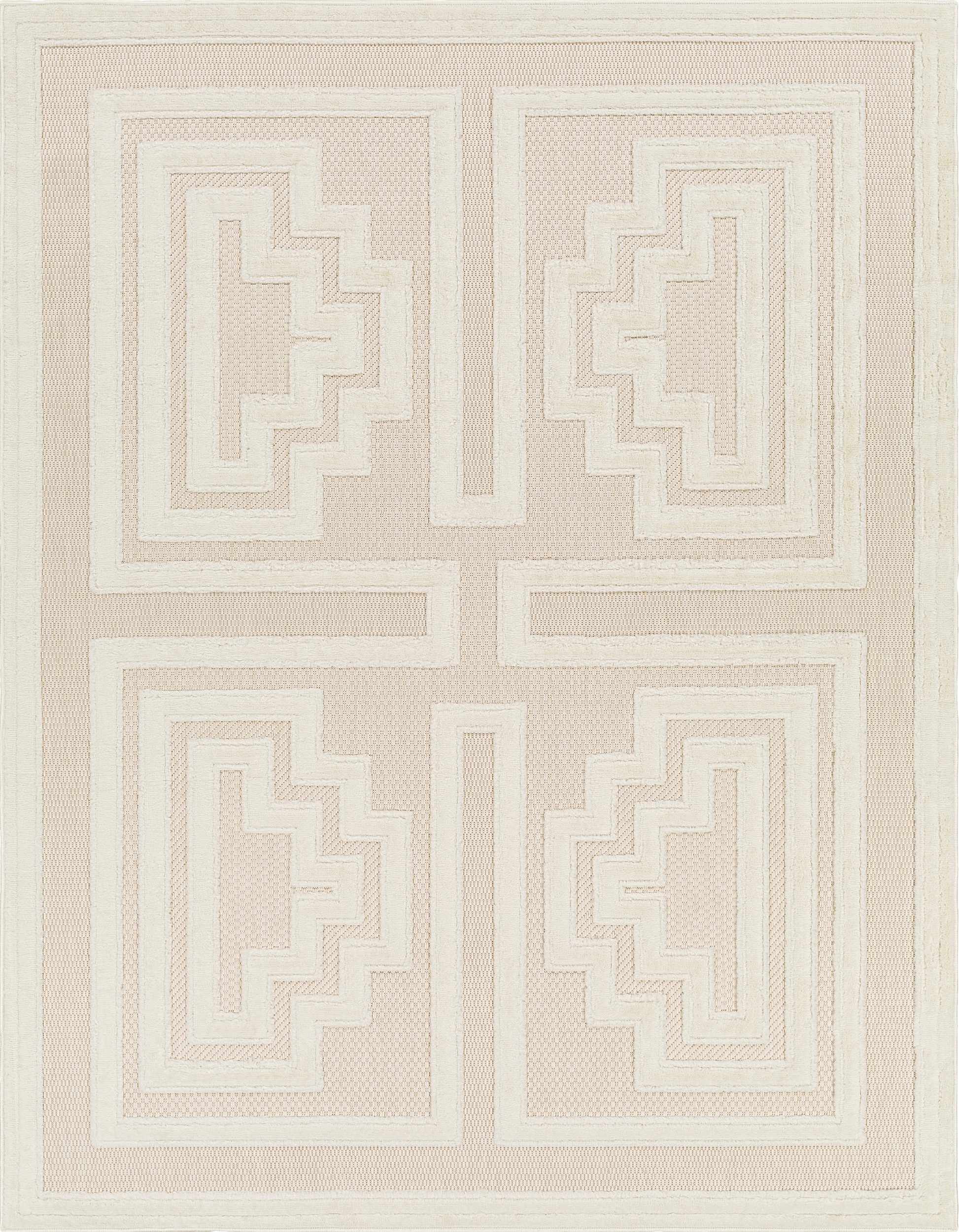 Yves Cream Outdoor Rug - Clearance - Image 2