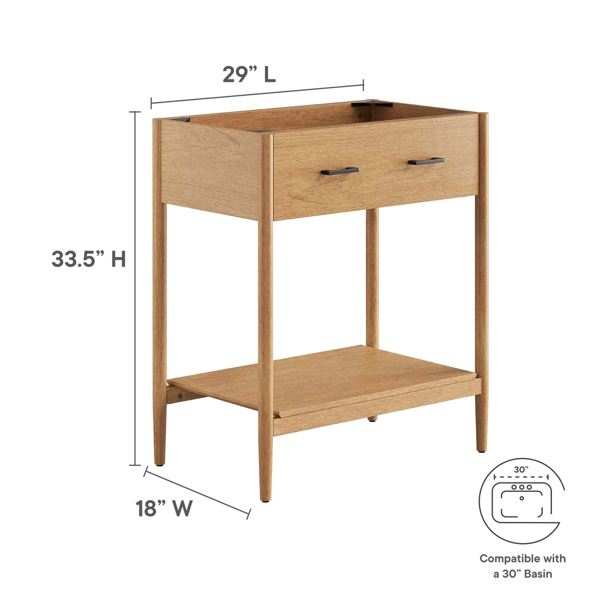 Zaire 30" Bathroom Vanity Cabinet by Modway - Image 3