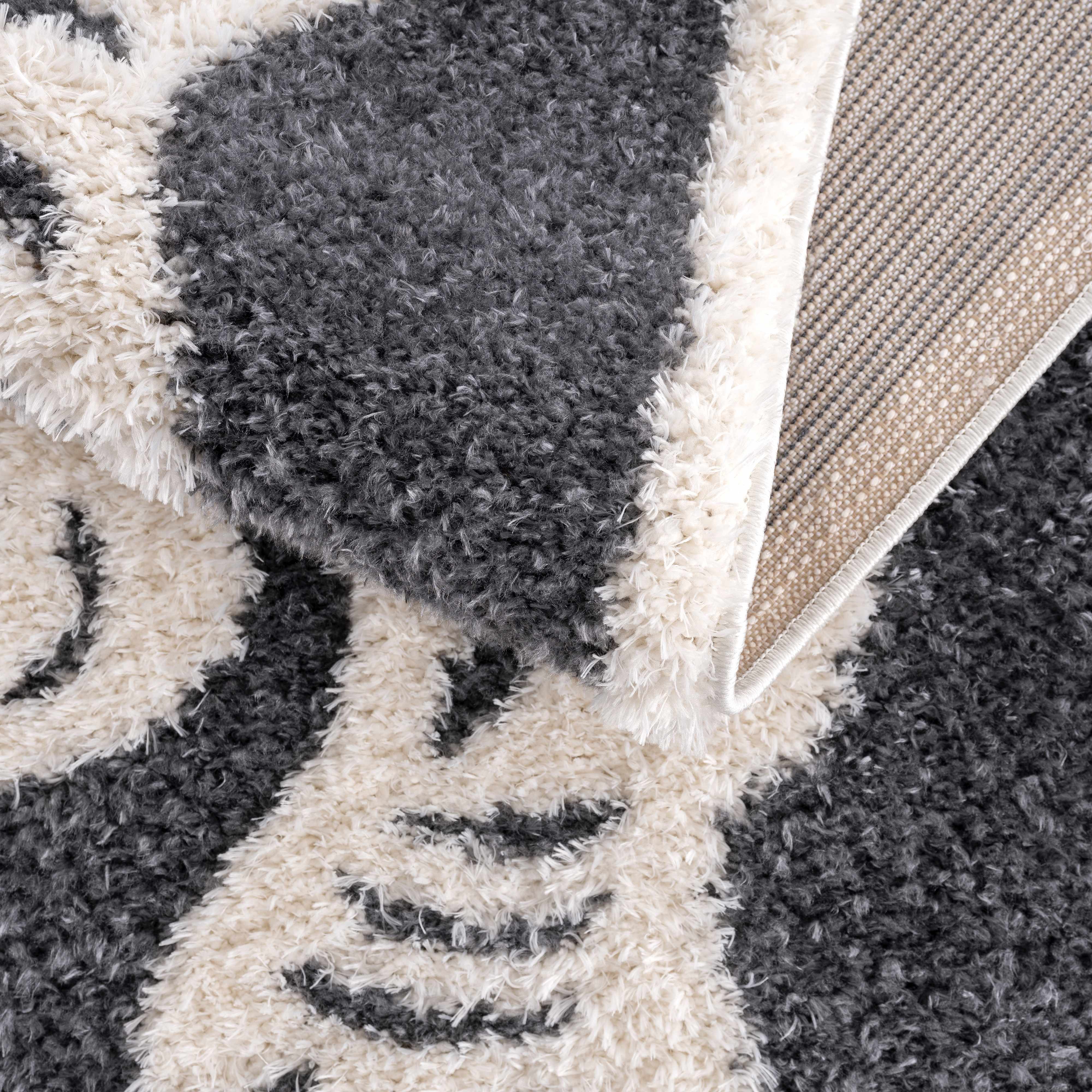 Zane Charcoal Tibetan Tiger Plush Rug - Image 16