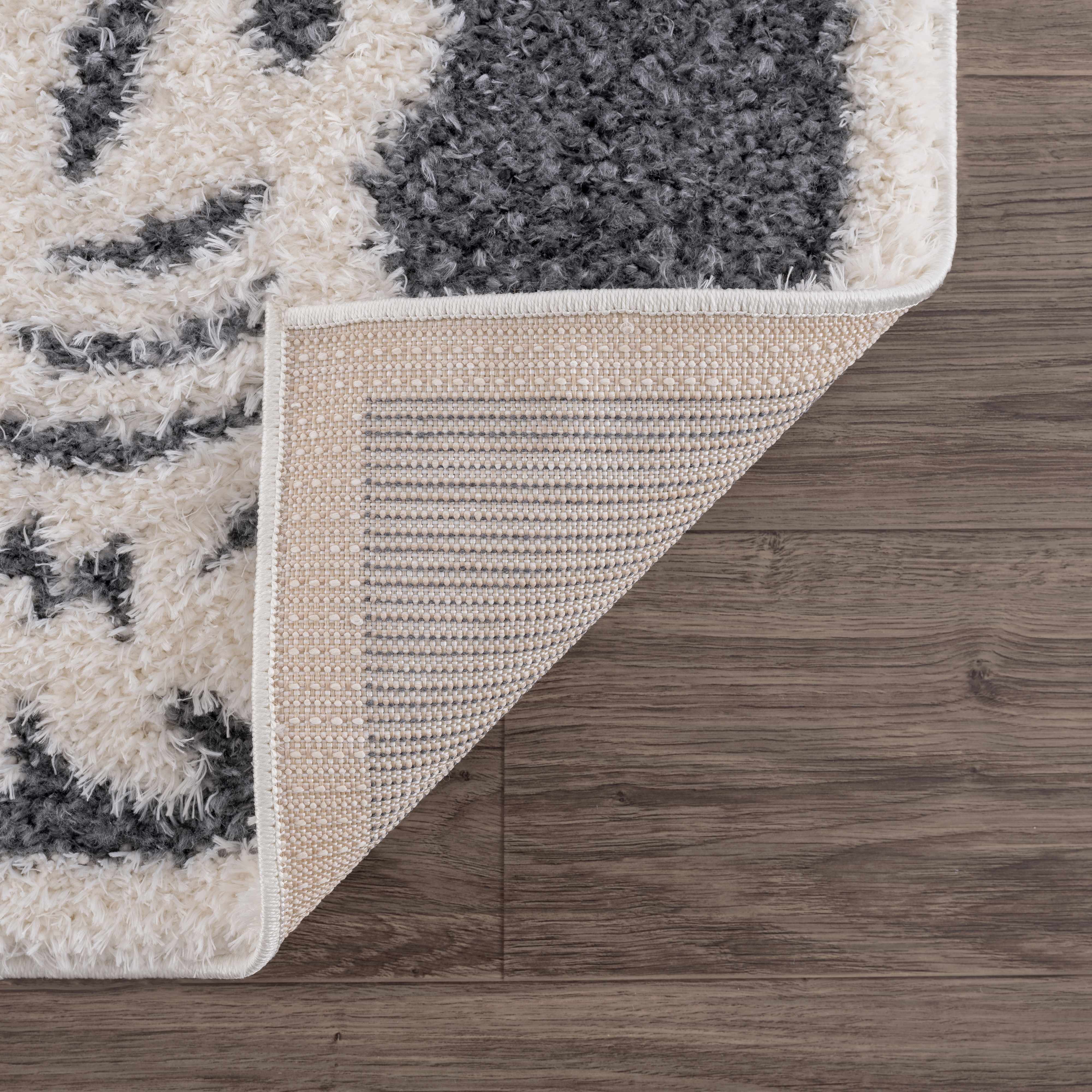 Zane Charcoal Tibetan Tiger Plush Rug - Image 5