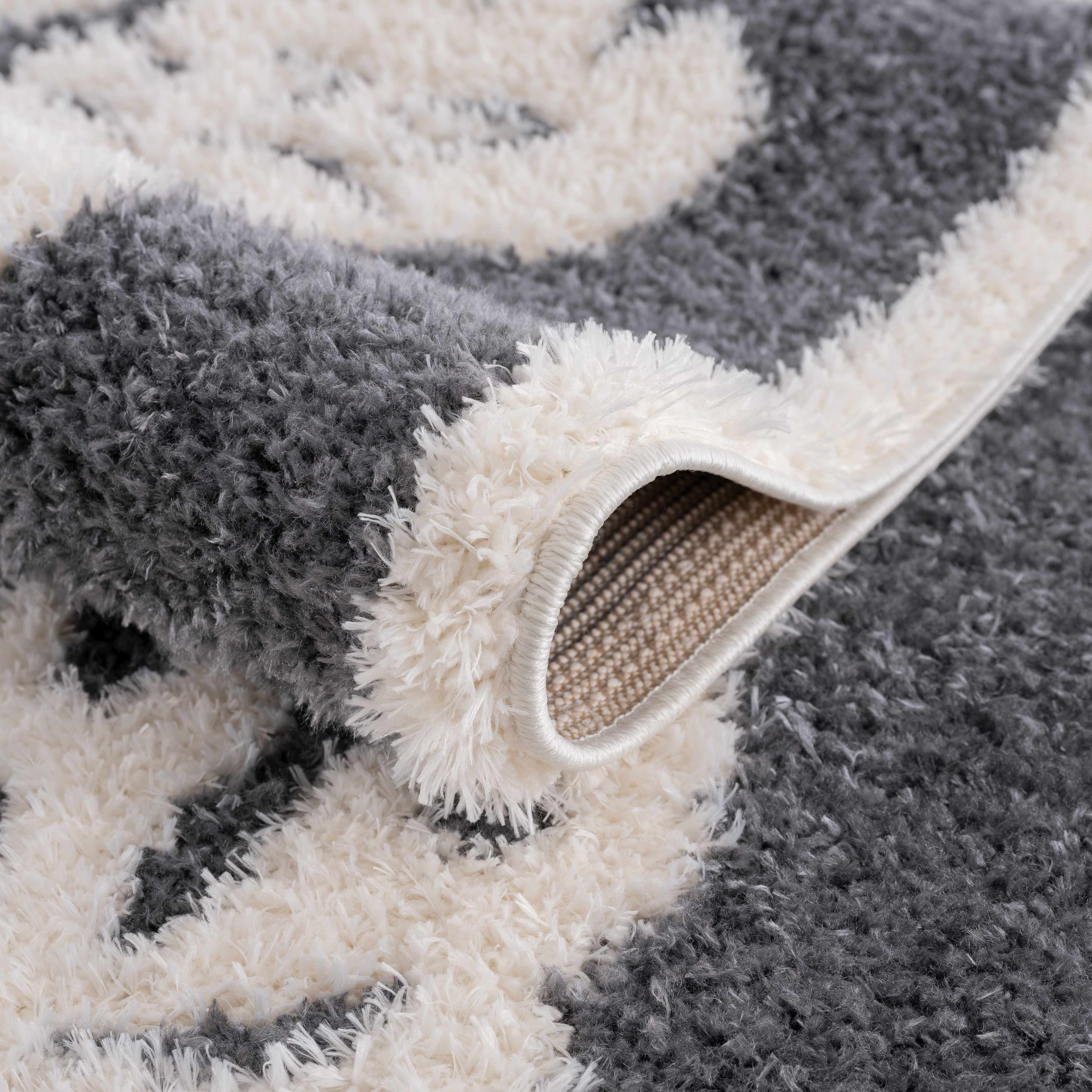 Zane Charcoal Tibetan Tiger Plush Rug - Image 6