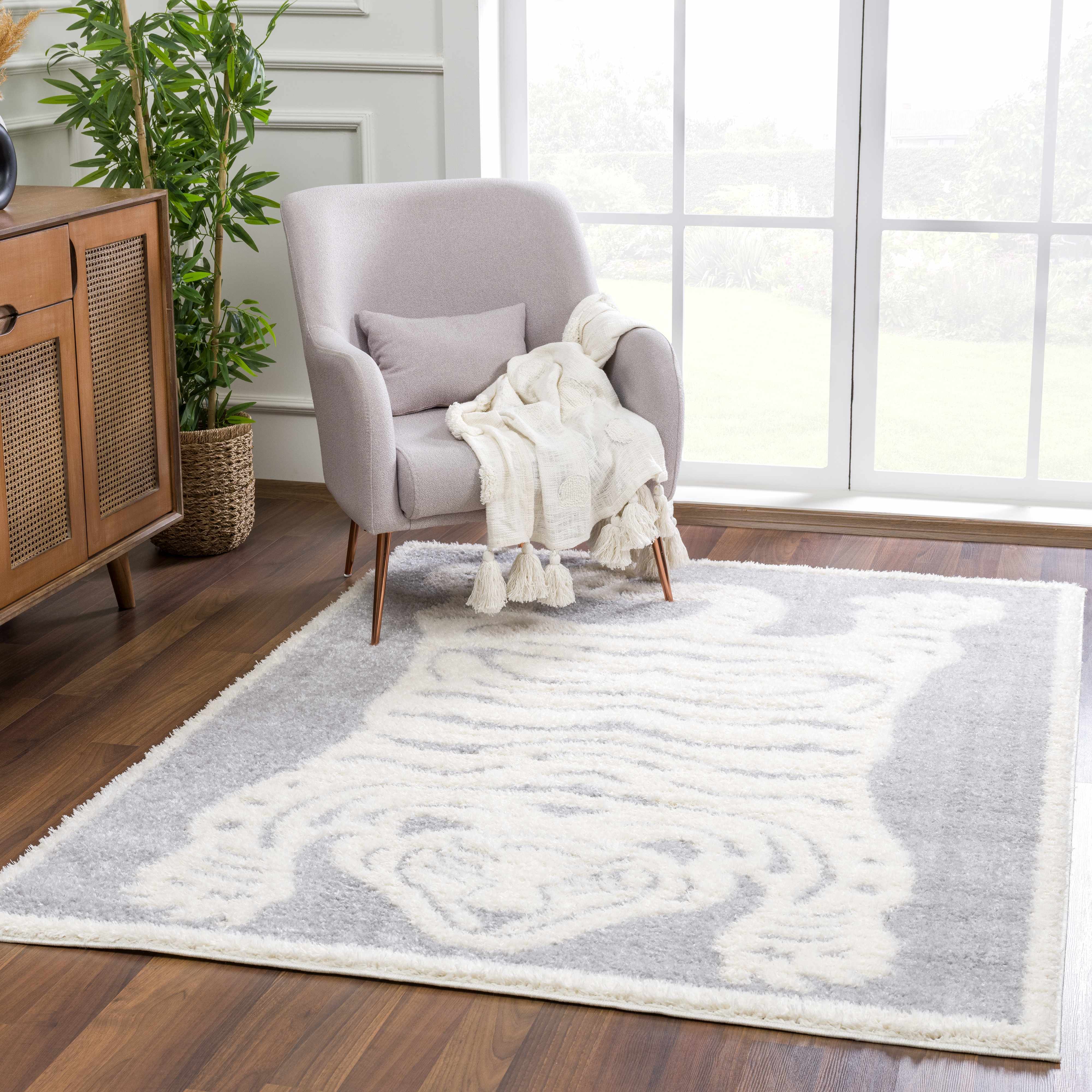 Zane Gray Tibetan Tiger Area Rug - Clearance - Image 2