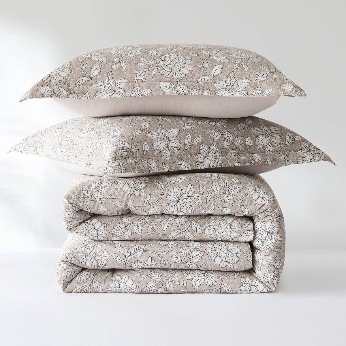 Zara Floral Block Cotton Comforter 8Pc Set - Image 12