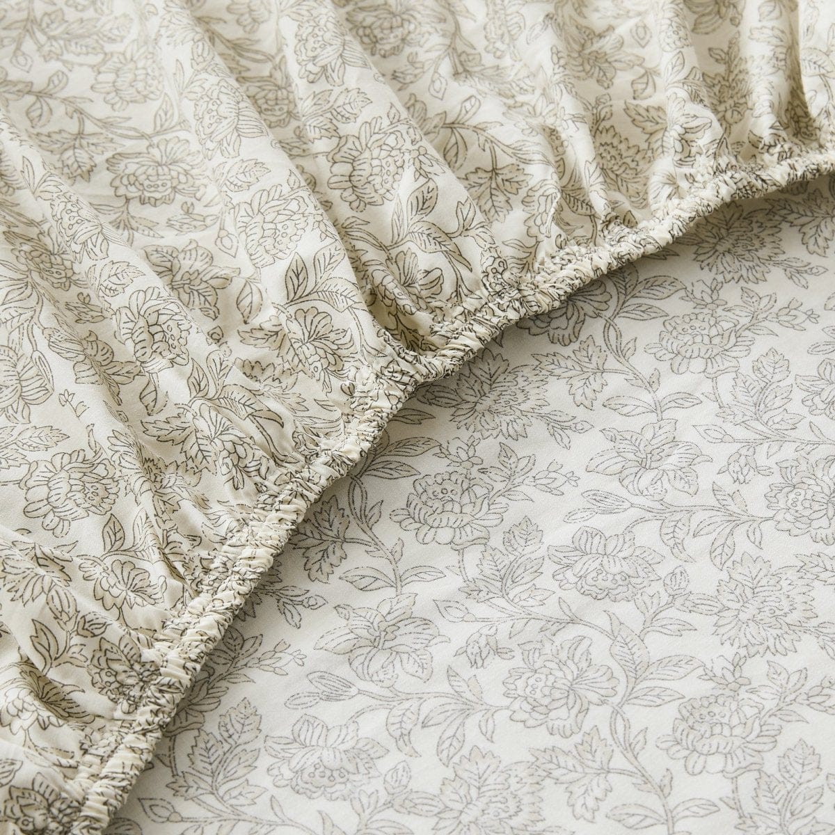 Zara Floral Block Cotton Sheet Set - Image 14