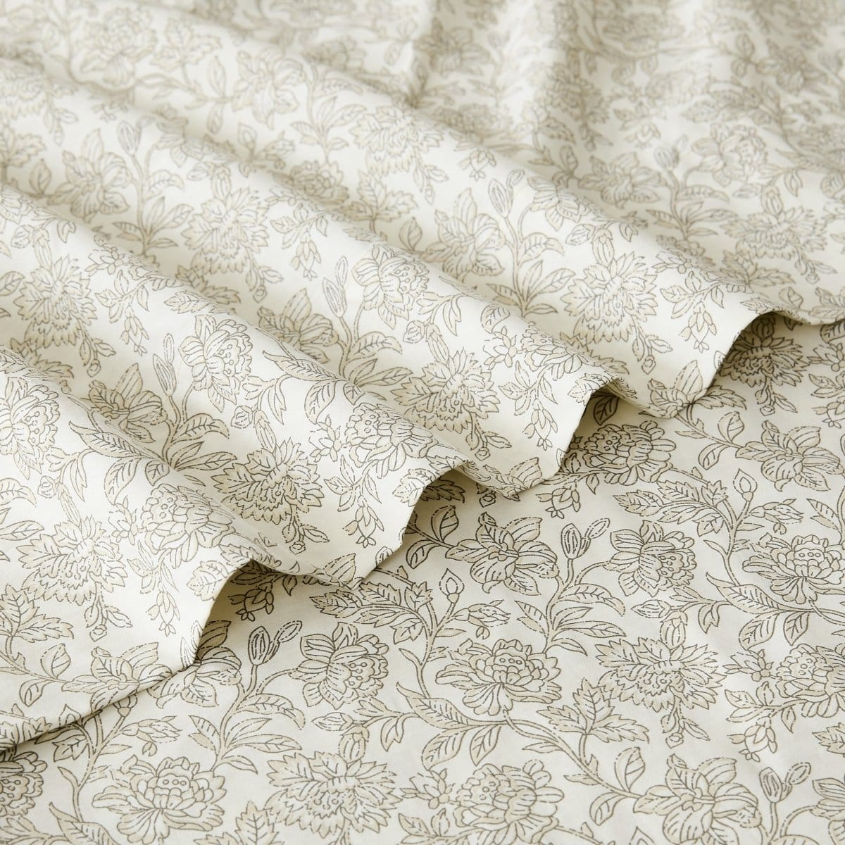Zara Floral Block Cotton Sheet Set - Image 15