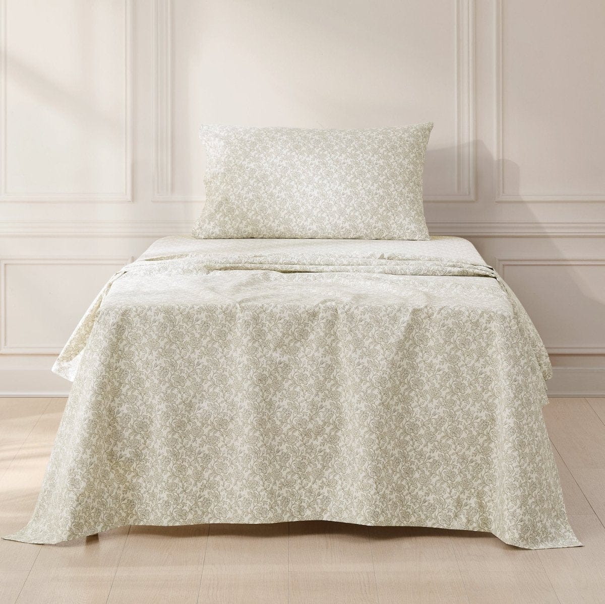Zara Floral Block Cotton Sheet Set - Image 2