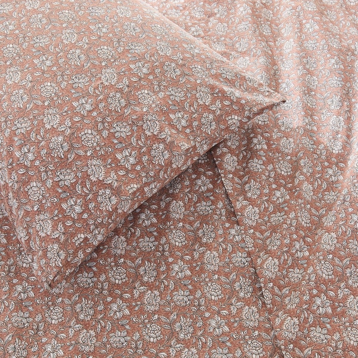Zara Floral Block Cotton Sheet Set - Image 37