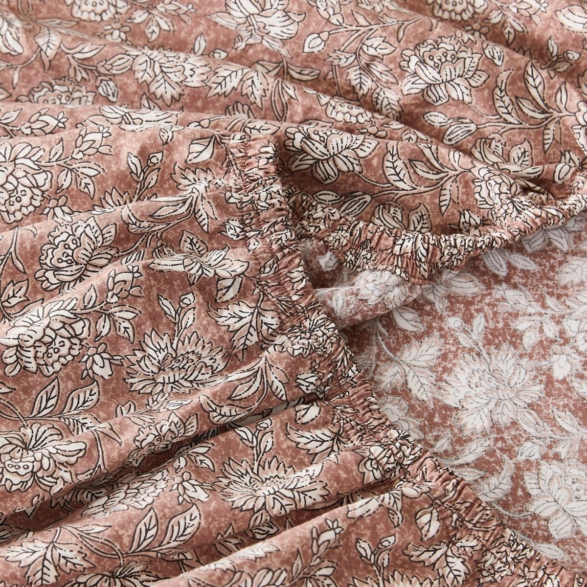 Zara Floral Block Cotton Sheet Set - Image 39