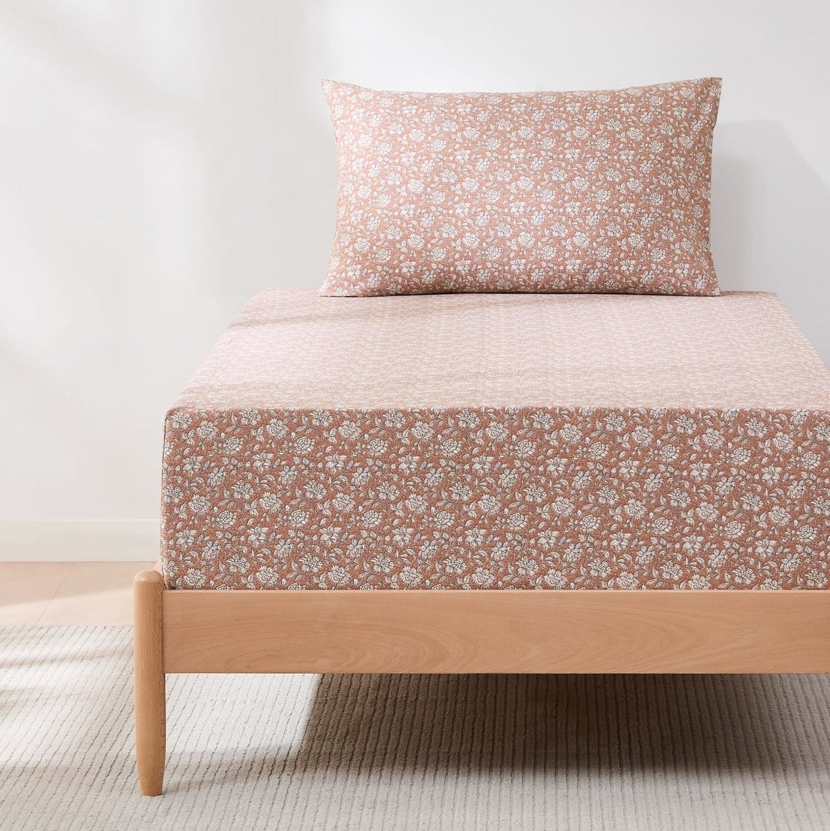 Zara Floral Block Cotton Sheet Set - Image 40