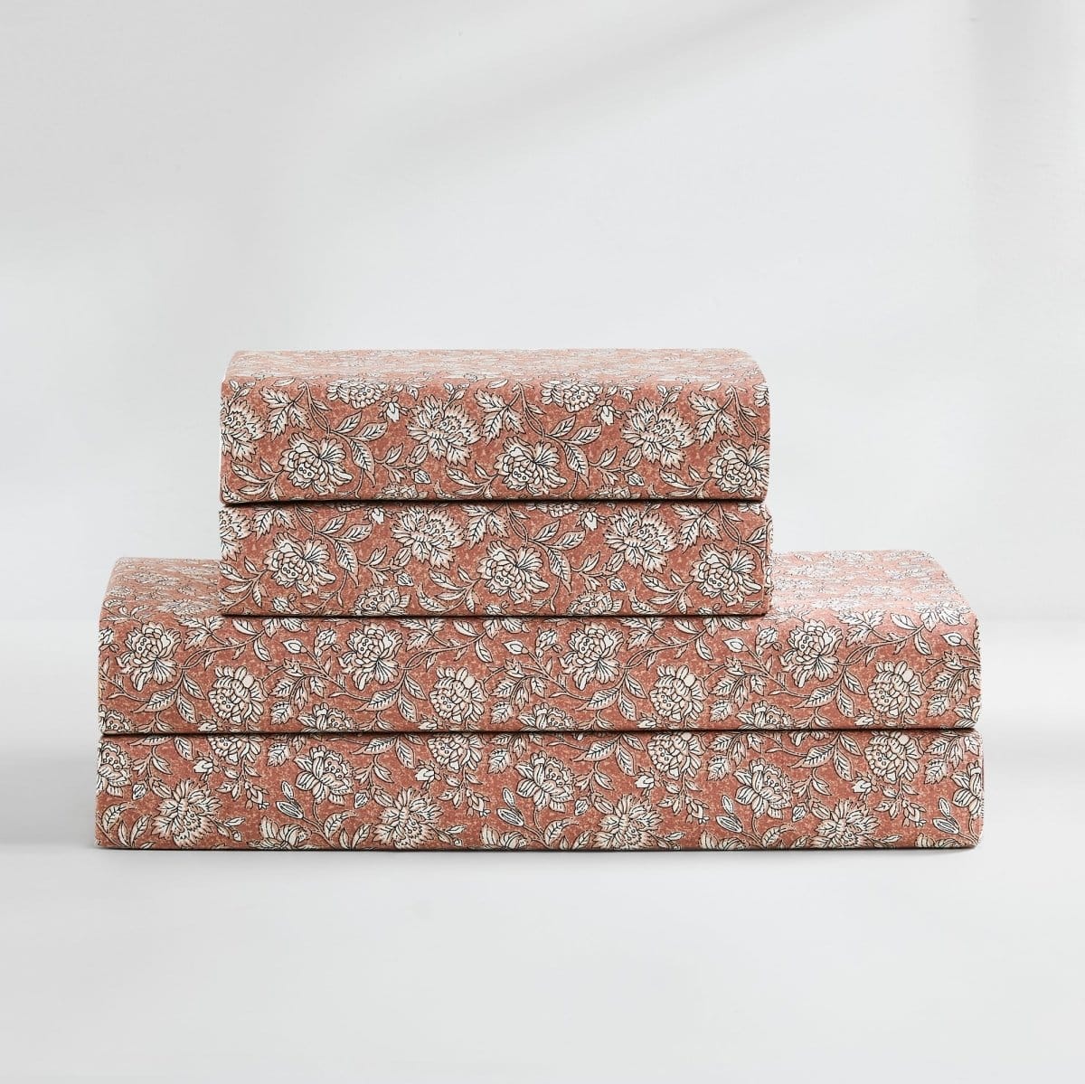 Zara Floral Block Cotton Sheet Set - Image 44