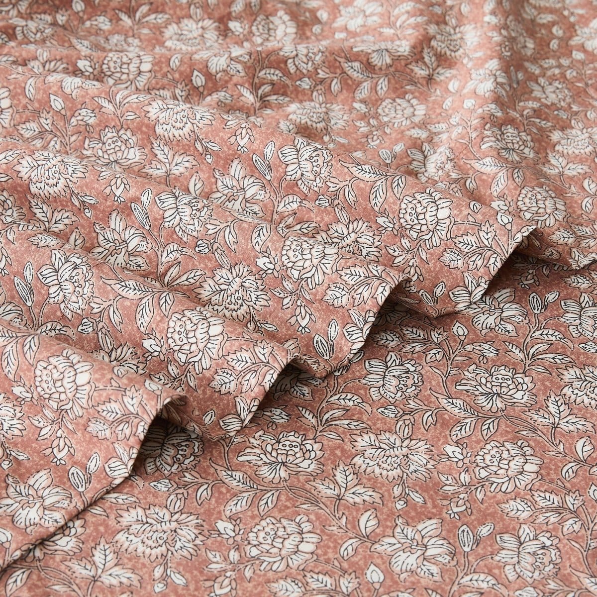 Zara Floral Block Cotton Sheet Set - Image 46