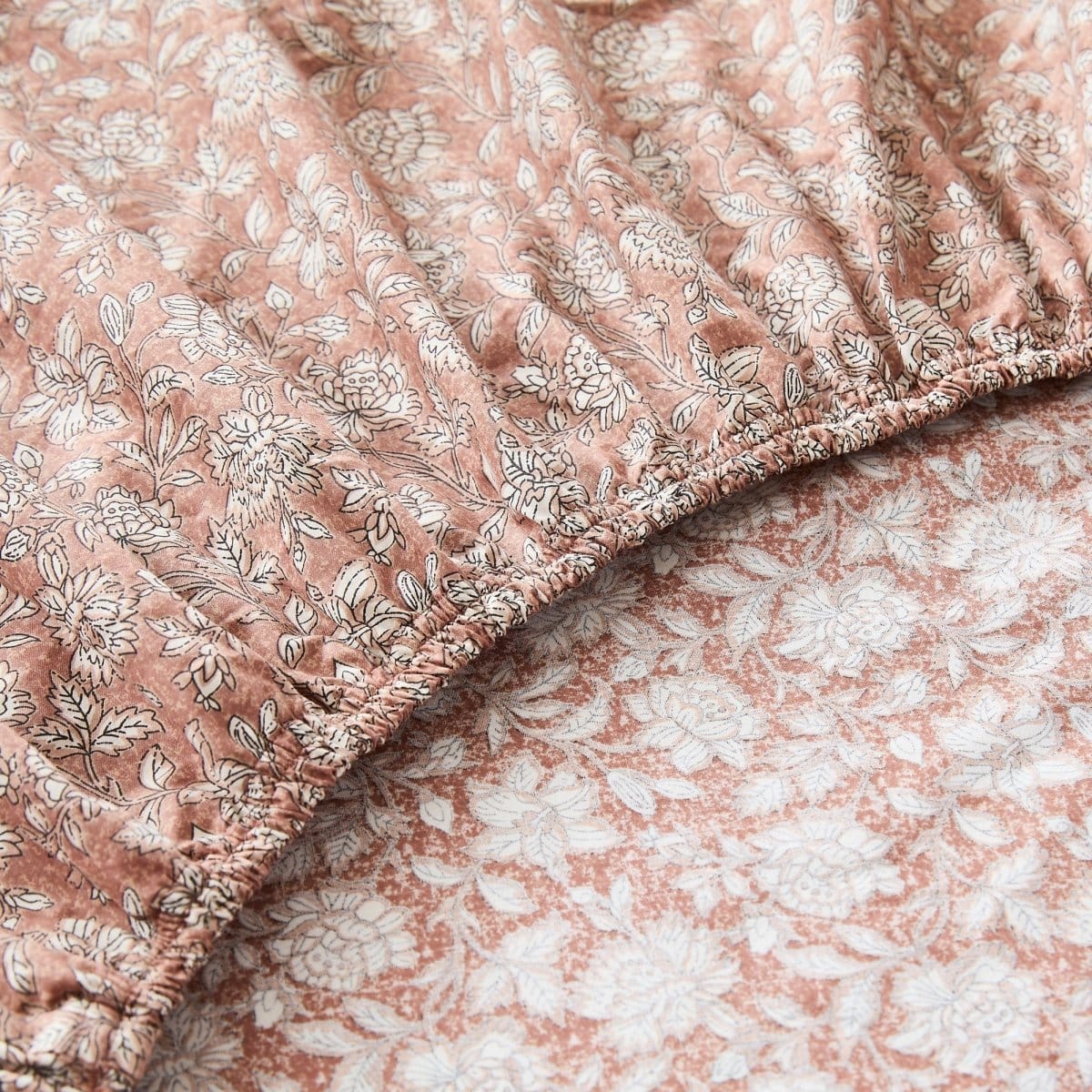 Zara Floral Block Cotton Sheet Set - Image 47