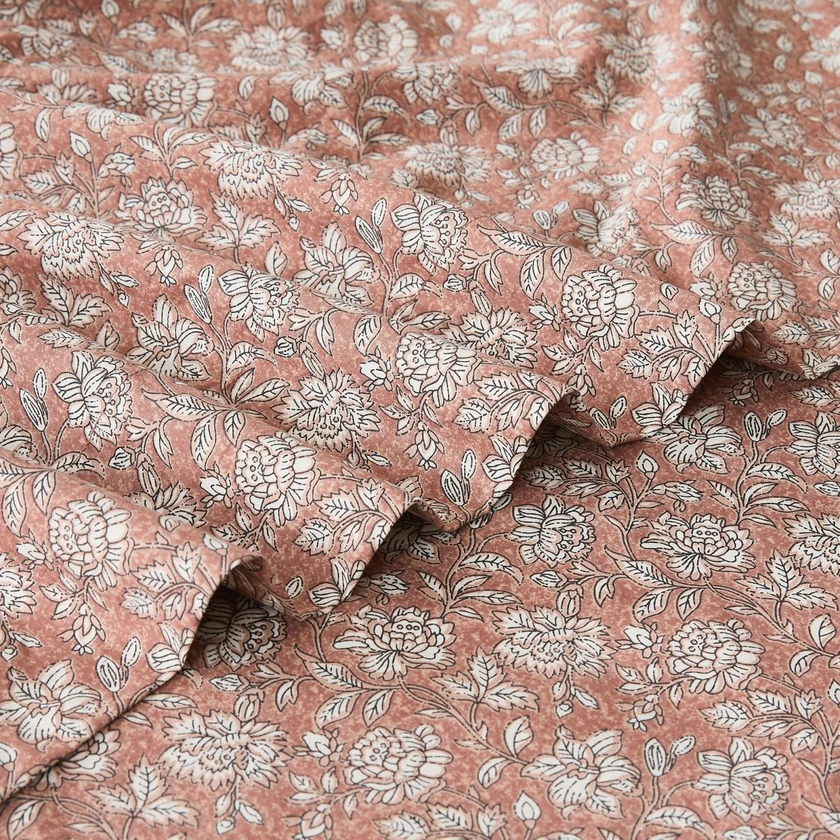 Zara Floral Block Cotton Sheet Set - Image 52