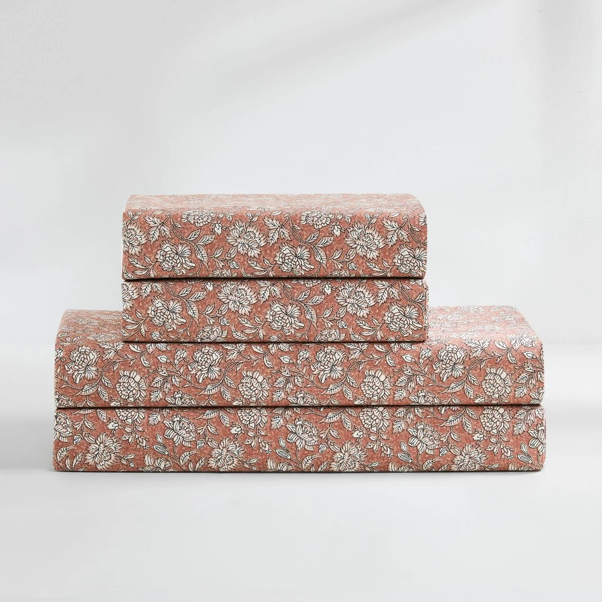 Zara Floral Block Cotton Sheet Set - Image 54
