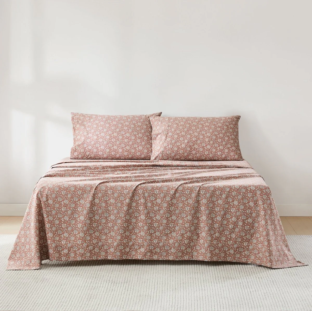 Zara Floral Block Cotton Sheet Set - Image 57