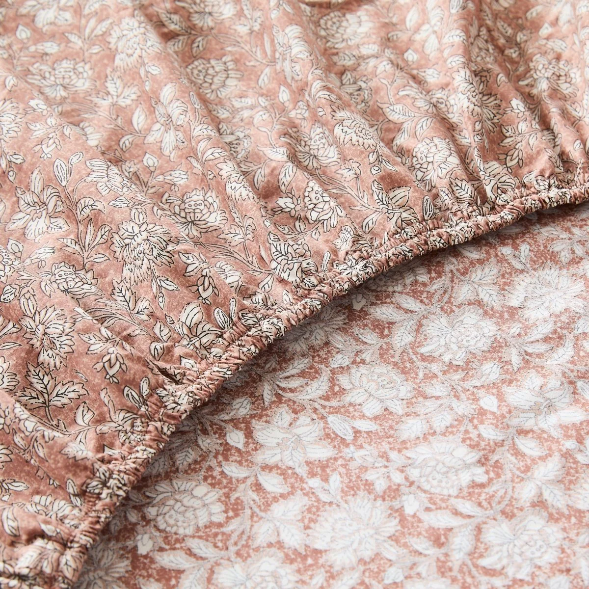 Zara Floral Block Cotton Sheet Set - Image 63