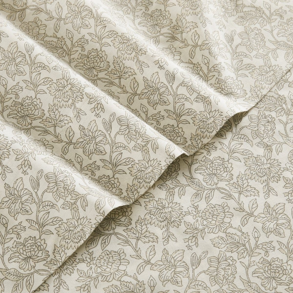 Zara Floral Block Cotton Sheet Set - Image 7
