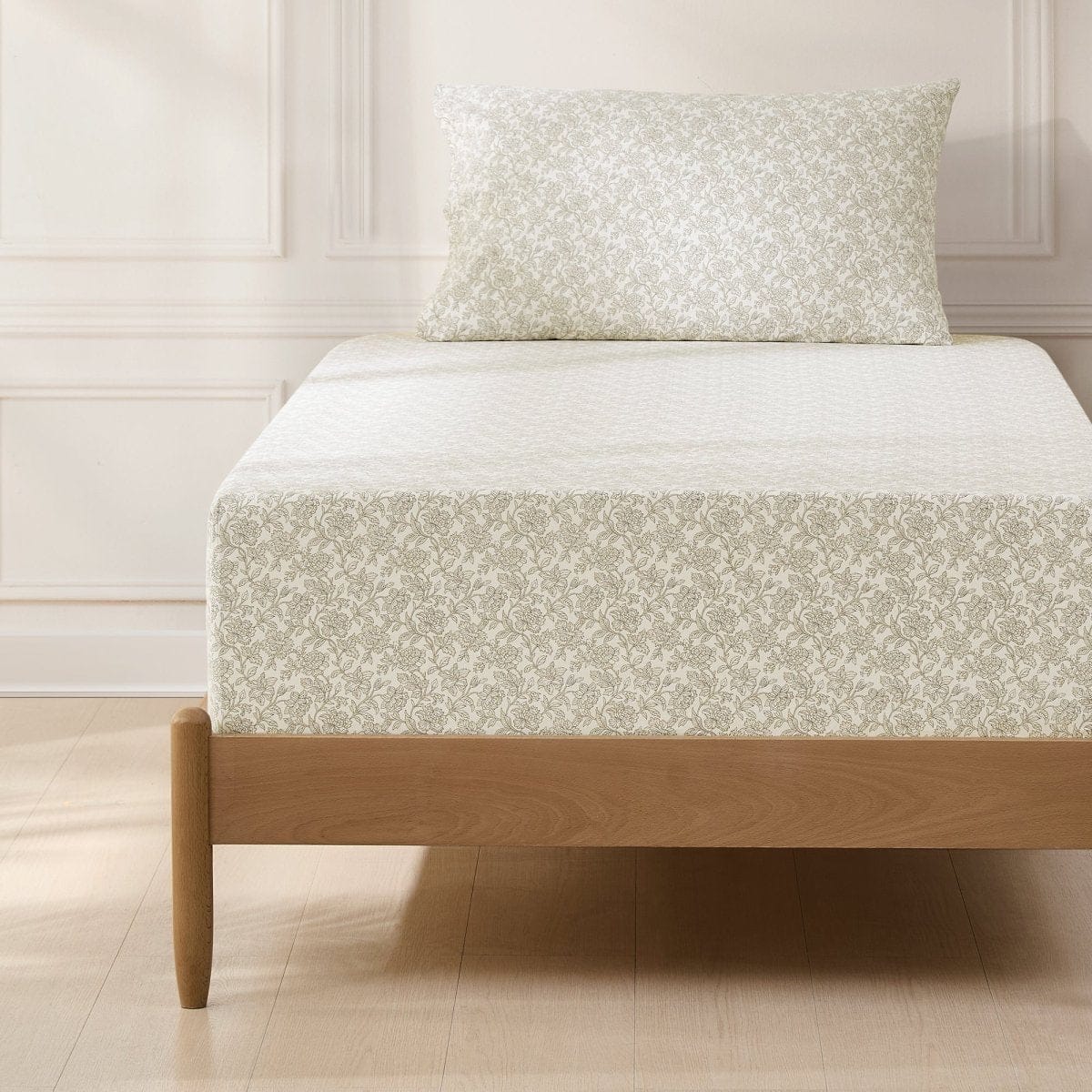 Zara Floral Block Cotton Sheet Set - Image 9