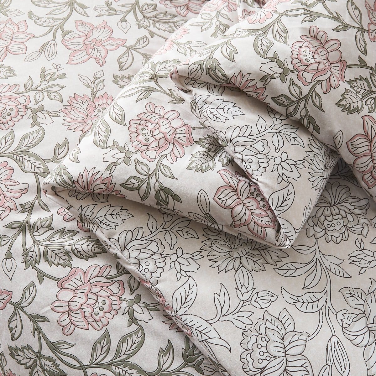 Zara Floral Block Reversible Comforter 3Pc Set - Image 16