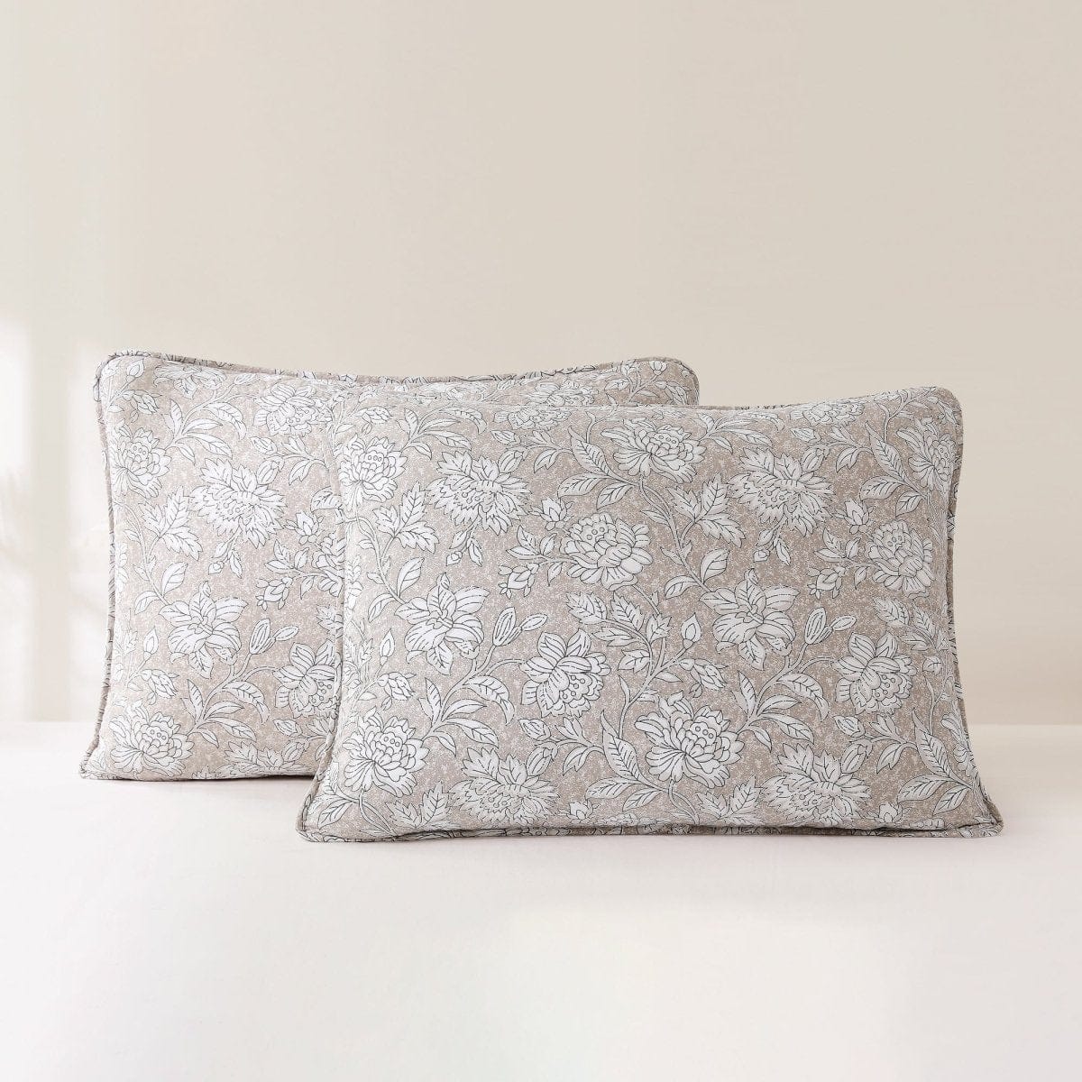 Zara Floral Block Reversible Cotton Quilt Set - Image 14