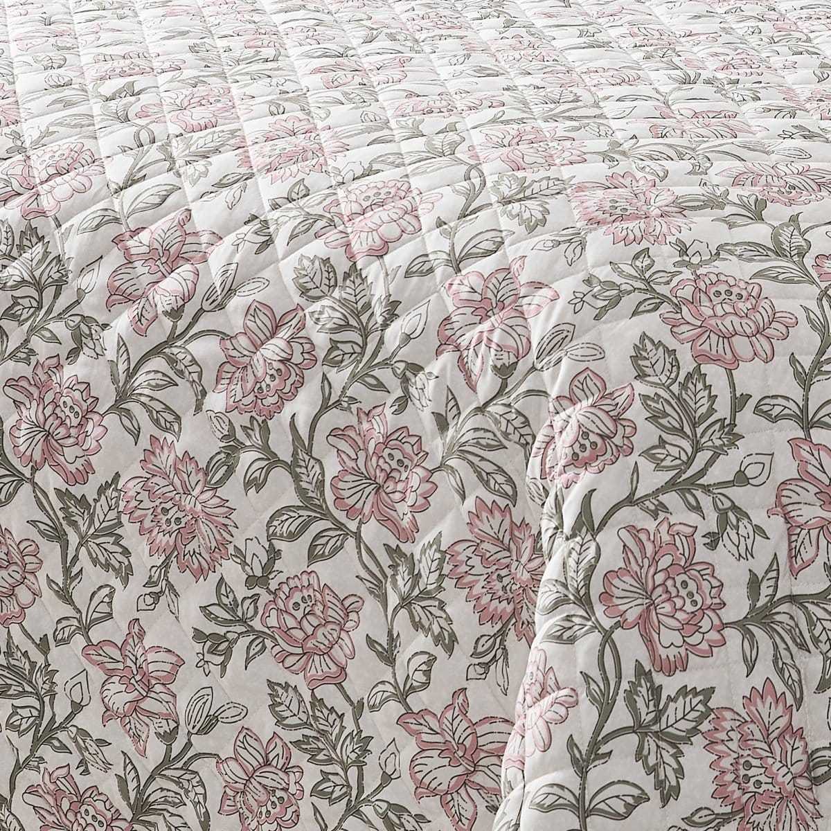 Zara Floral Block Reversible Quilt Set - Image 13