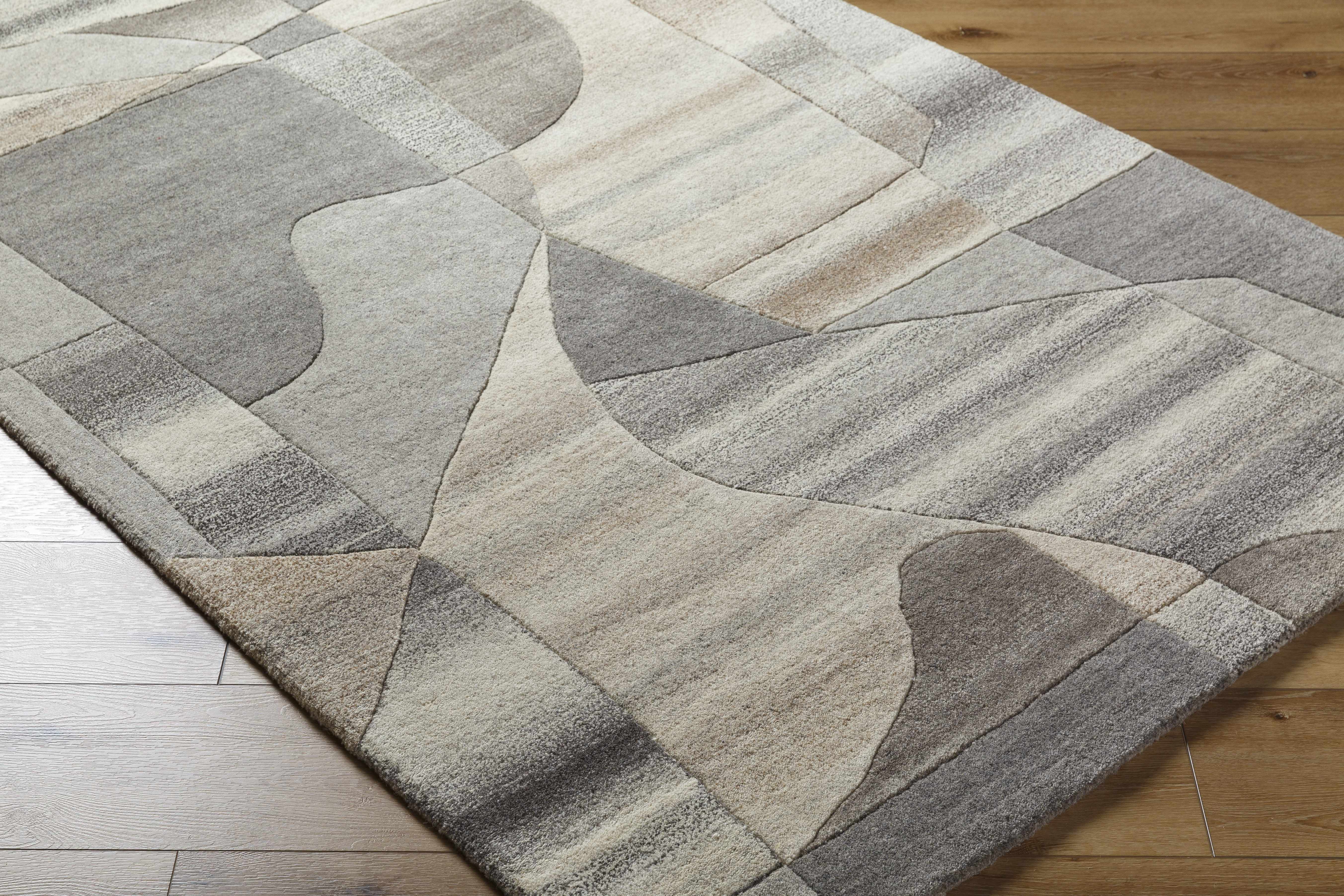 Zareb Modern Wool Rug - Image 3