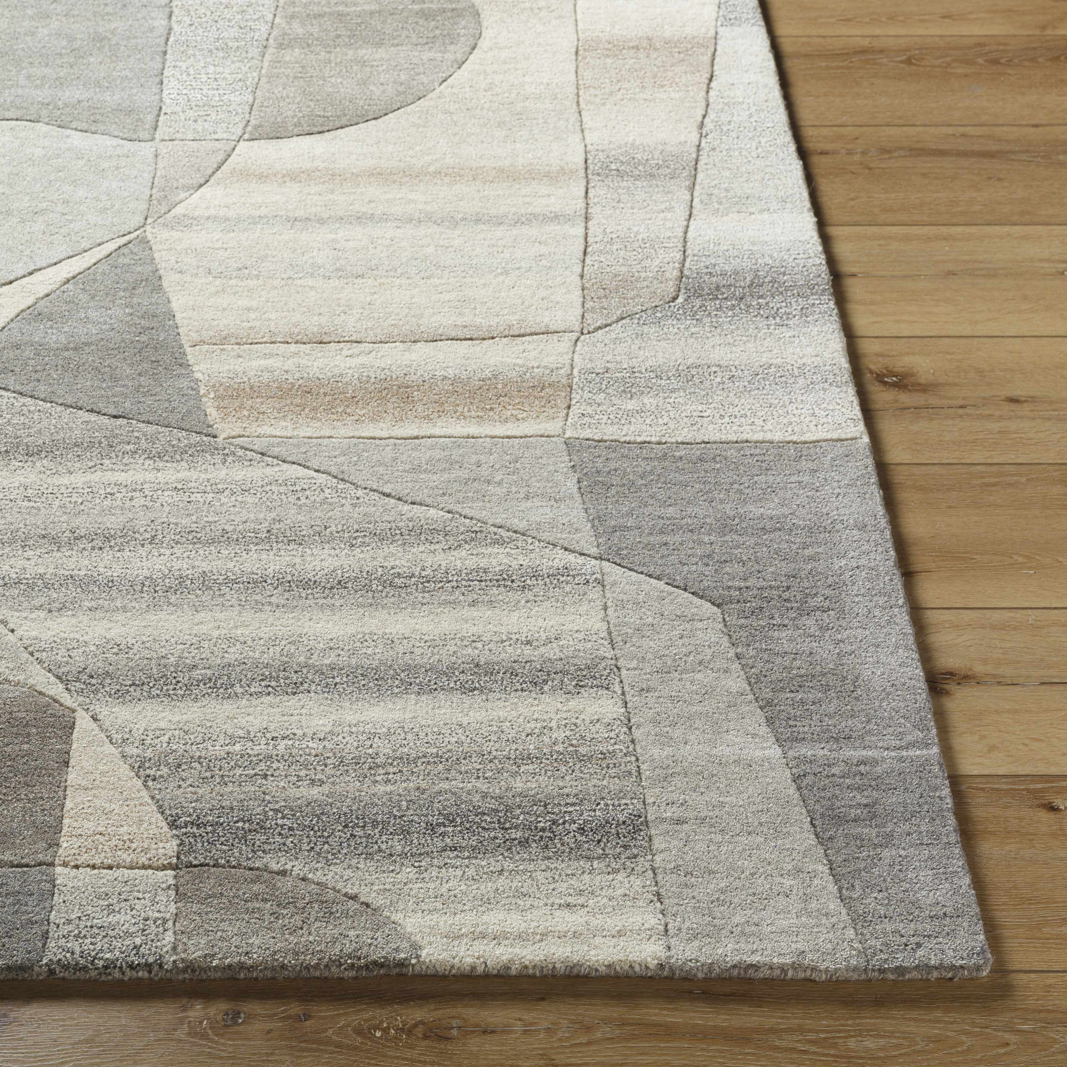 Zareb Modern Wool Rug - Image 4