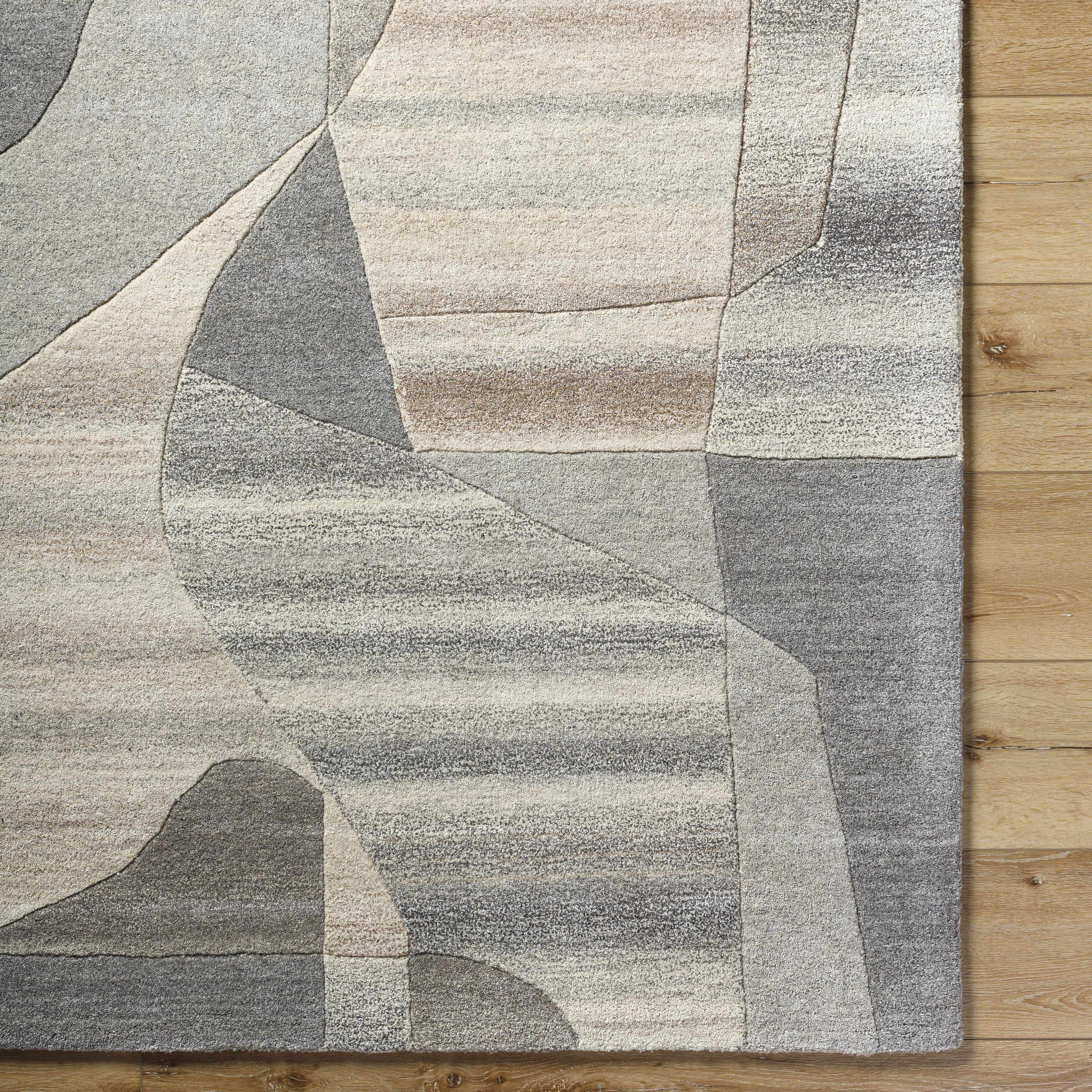 Zareb Modern Wool Rug - Image 6