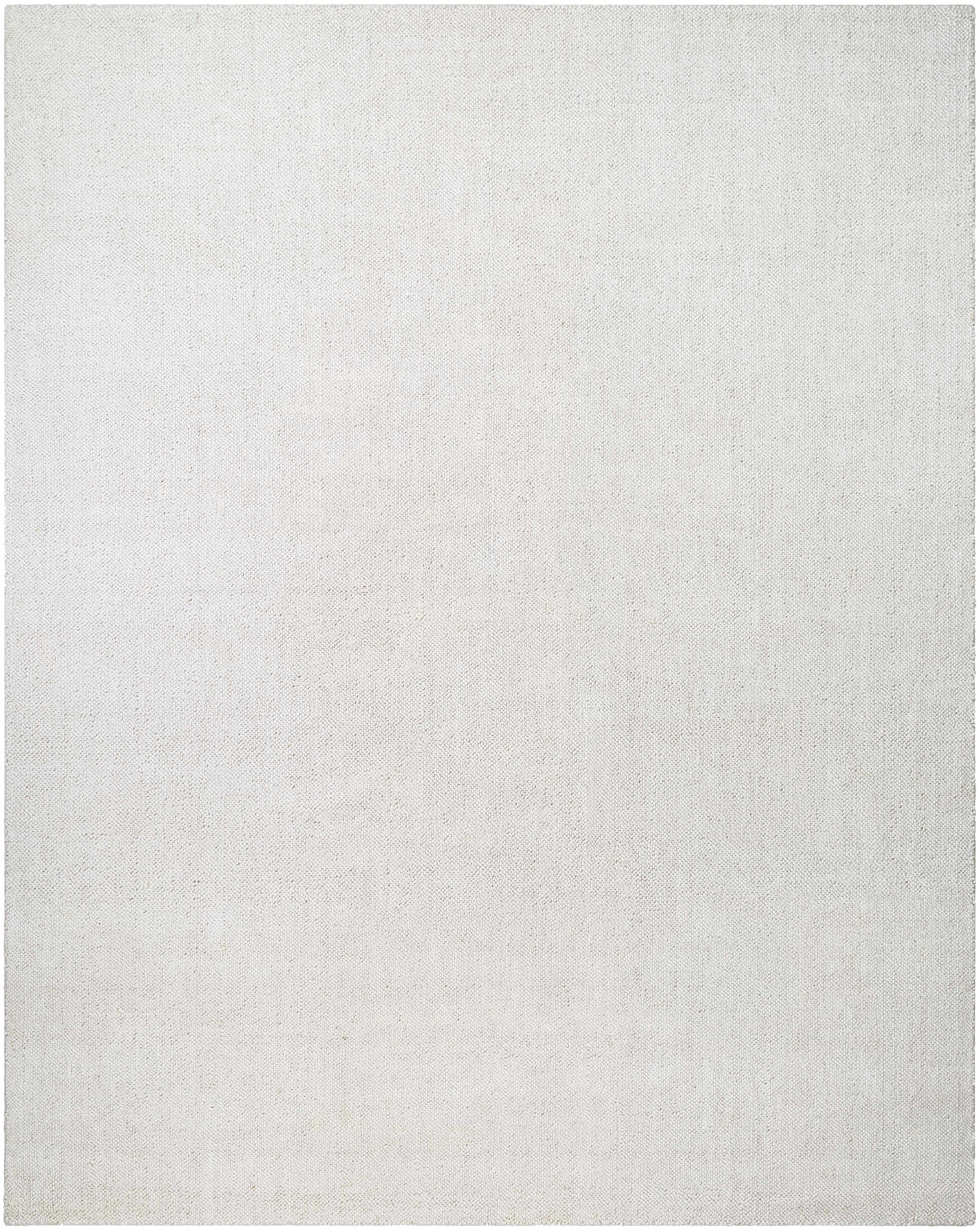 Zareh Off White Solid Area Rug - Clearance