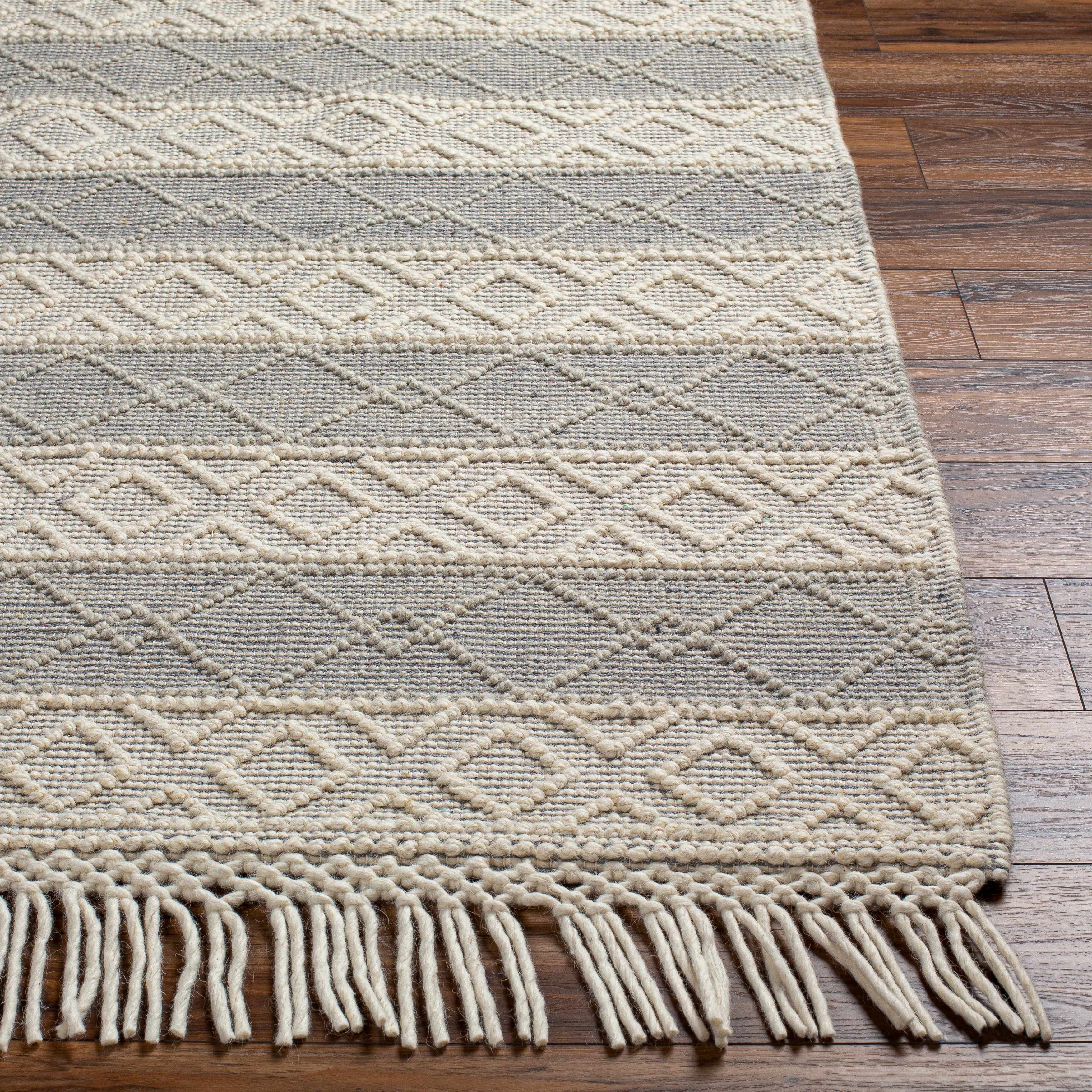 Zaza Wool Rug with Tassels - Clearance - Image 3