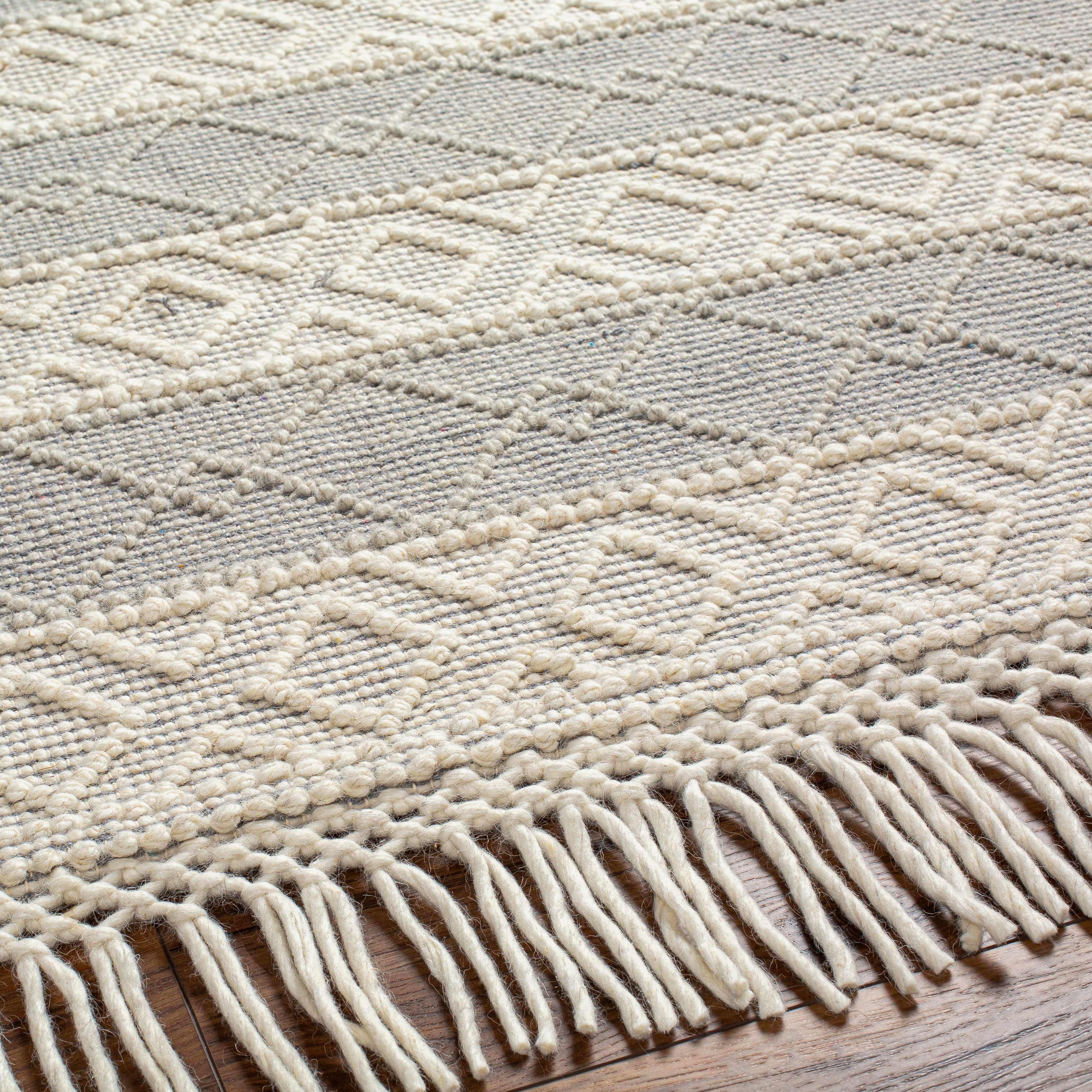 Zaza Wool Rug with Tassels - Clearance - Image 4