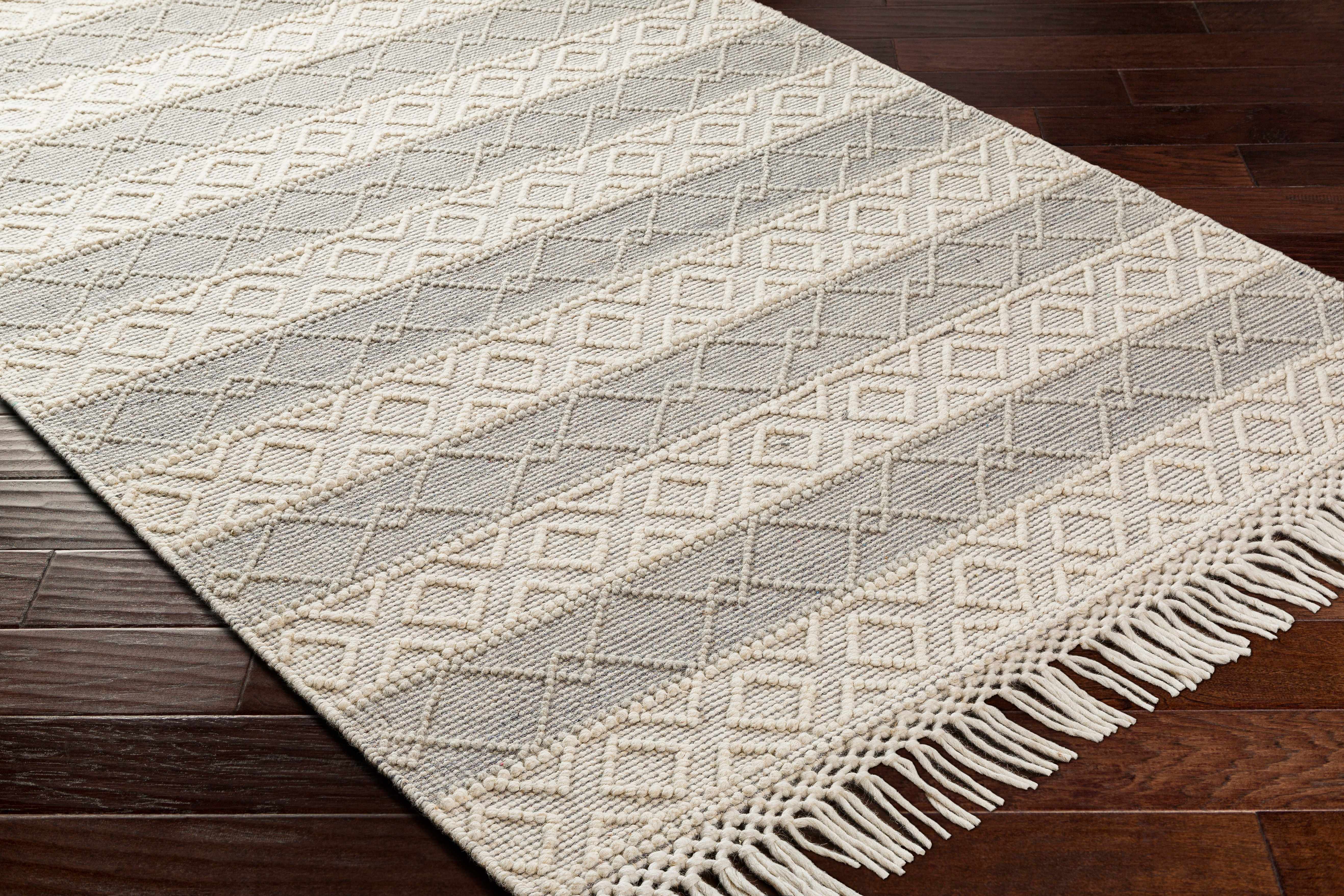 Zaza Wool Rug with Tassels - Clearance - Image 7