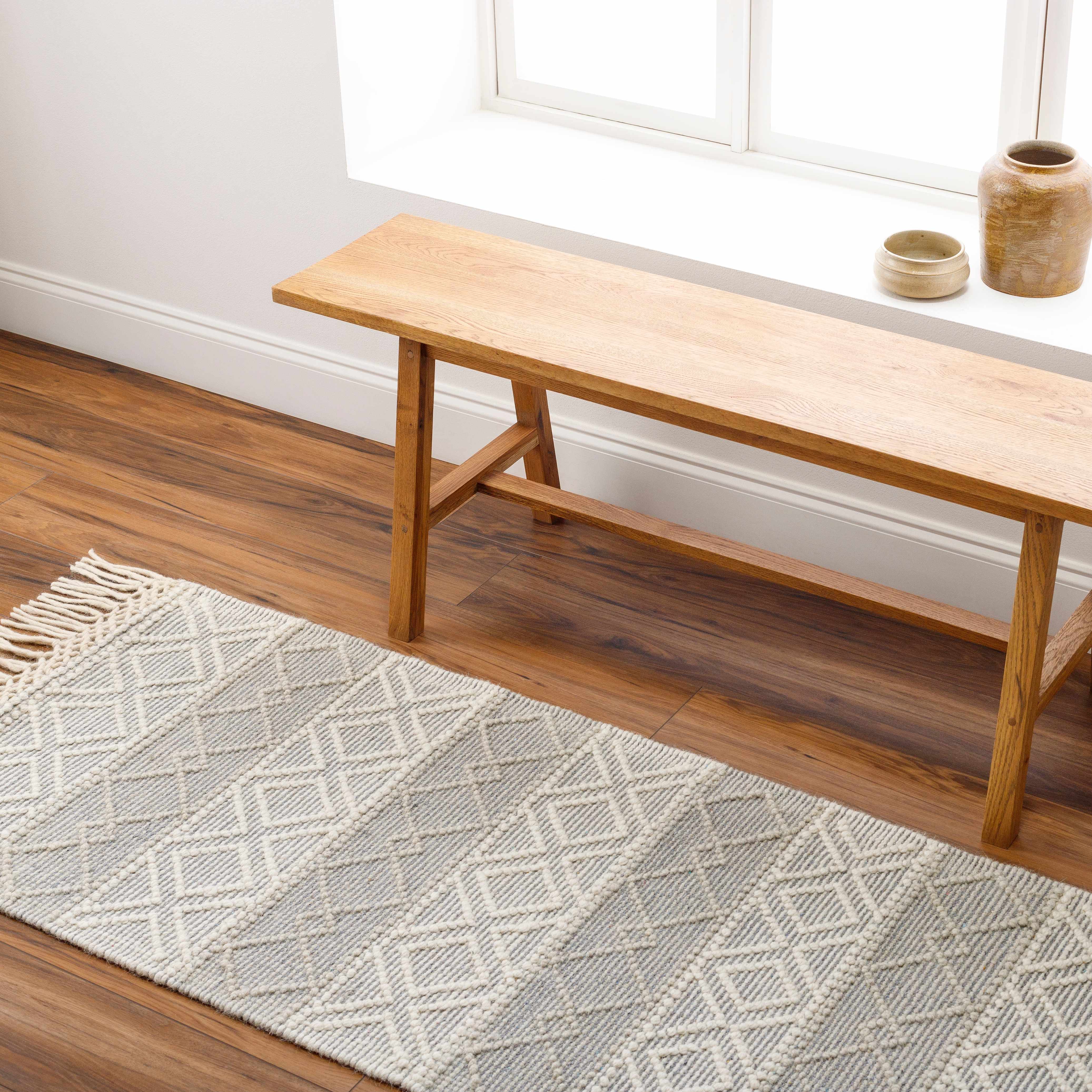 Zaza Wool Rug with Tassels - Clearance - Image 9