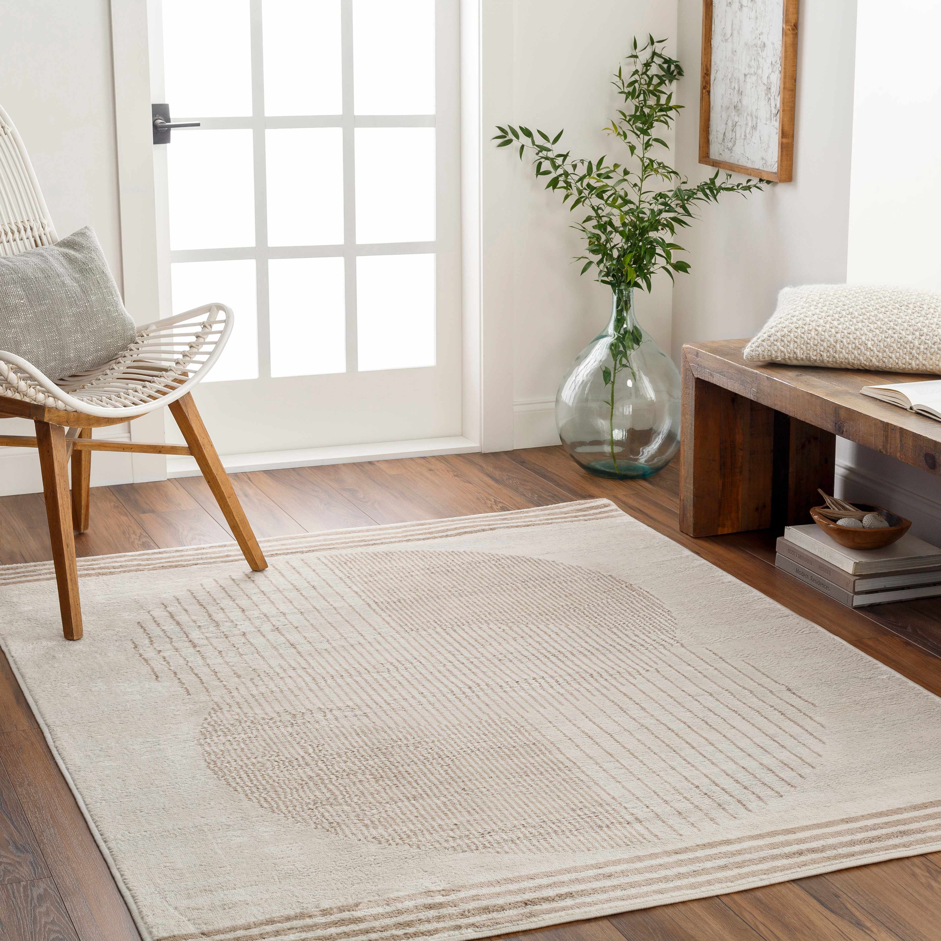 Zeke Geometric Nutmeg Rug - Image 2