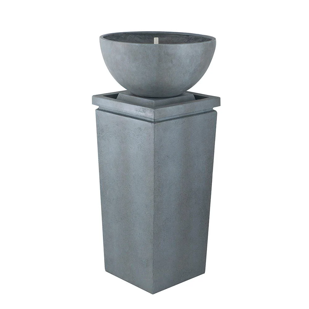 Zen Bowl Water Fountain Outdoor Bird Feeder and Garden Feature - Image 12