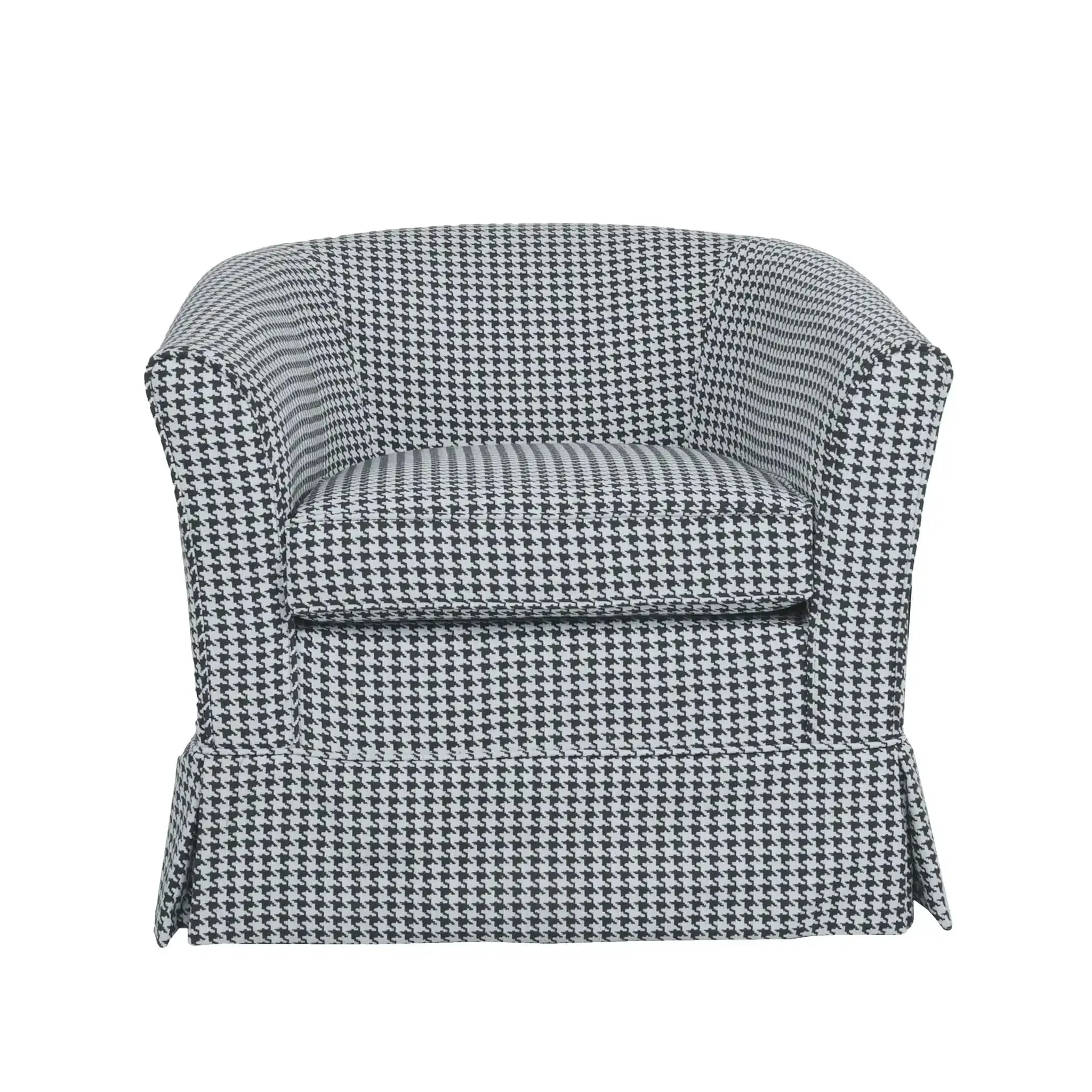 Zeniqua - Upholstered Swivel Chair With Loose Cover - Image 7