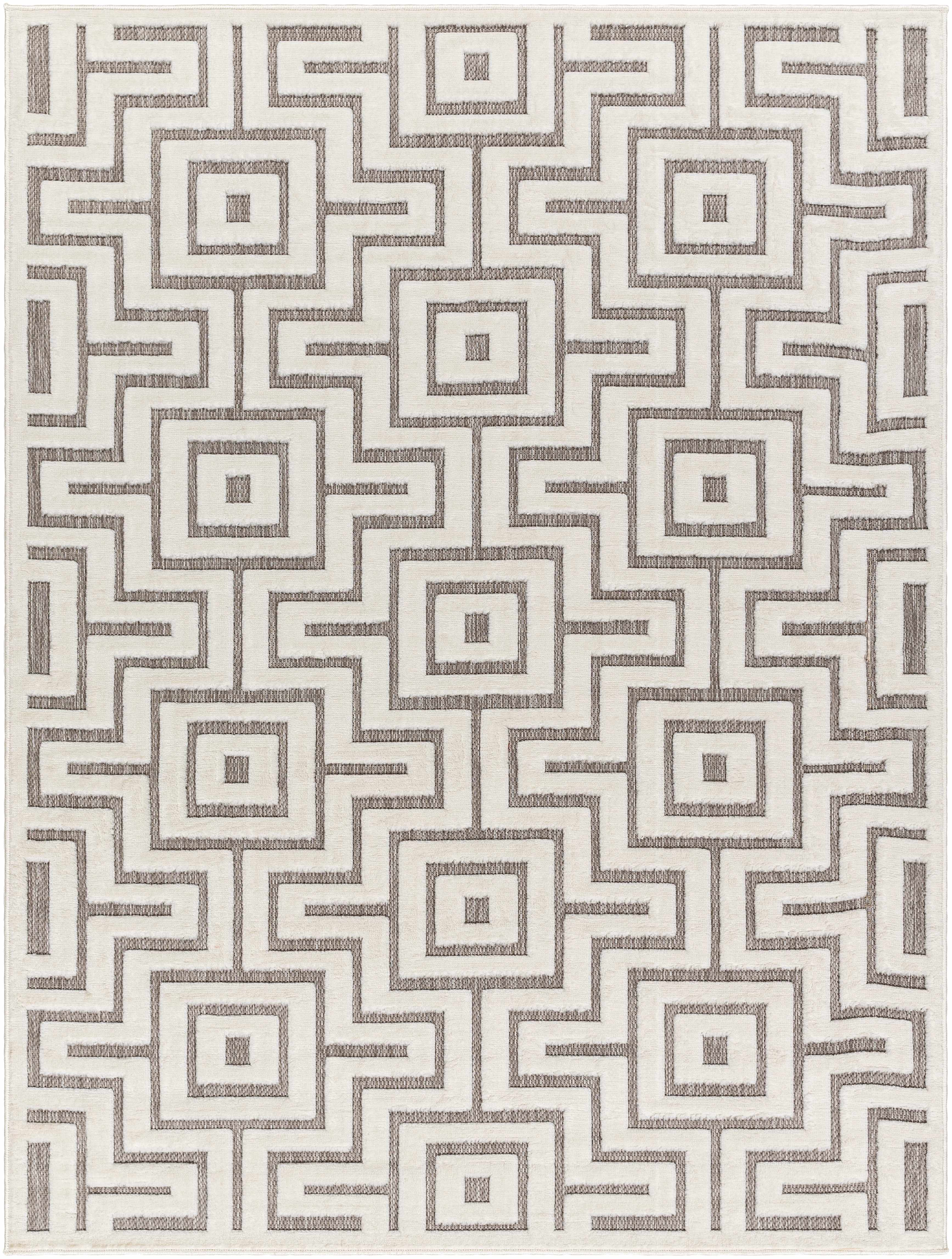 Zevi Beige Outdoor Rug - Clearance - Image 2