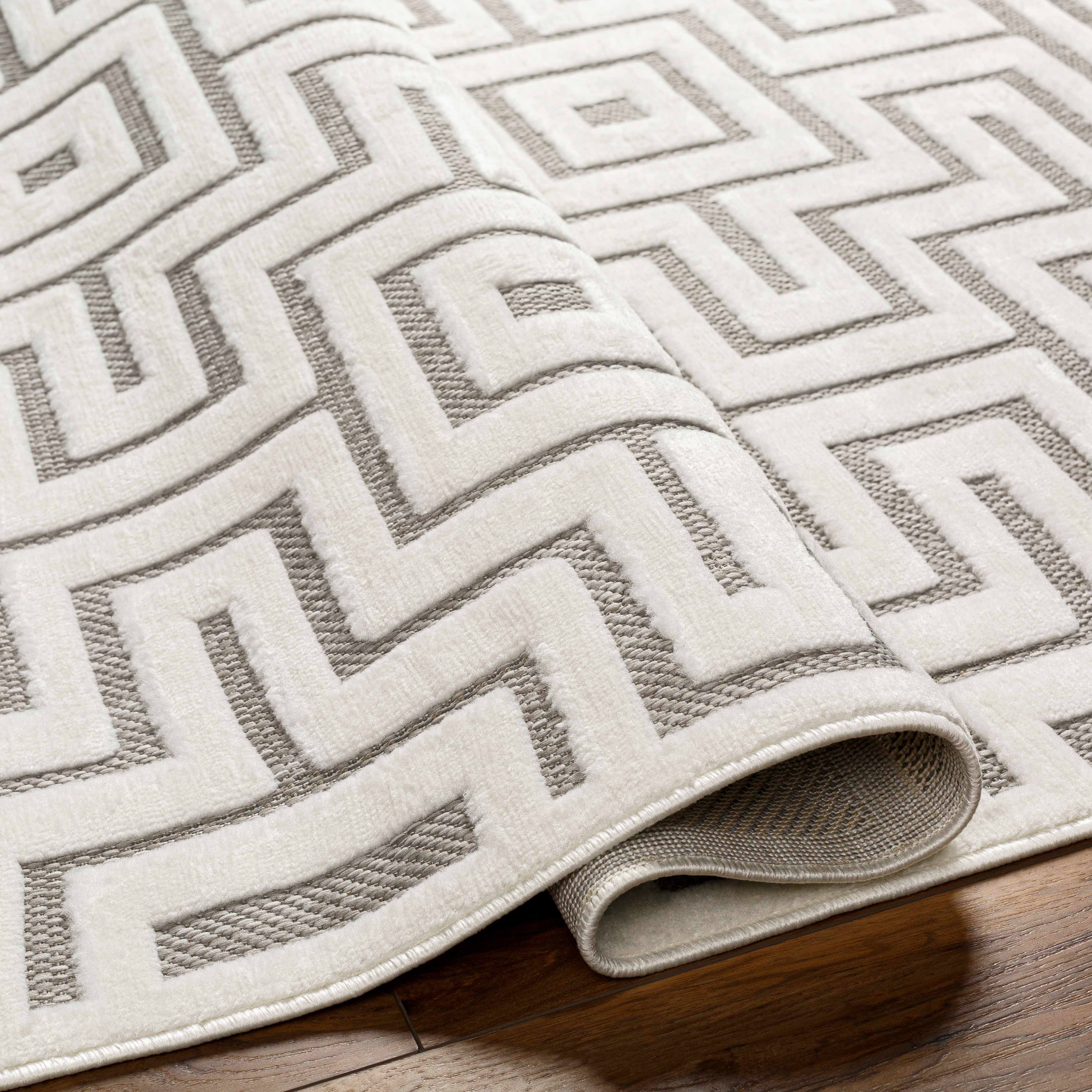 Zevi Beige Outdoor Rug - Clearance - Image 4