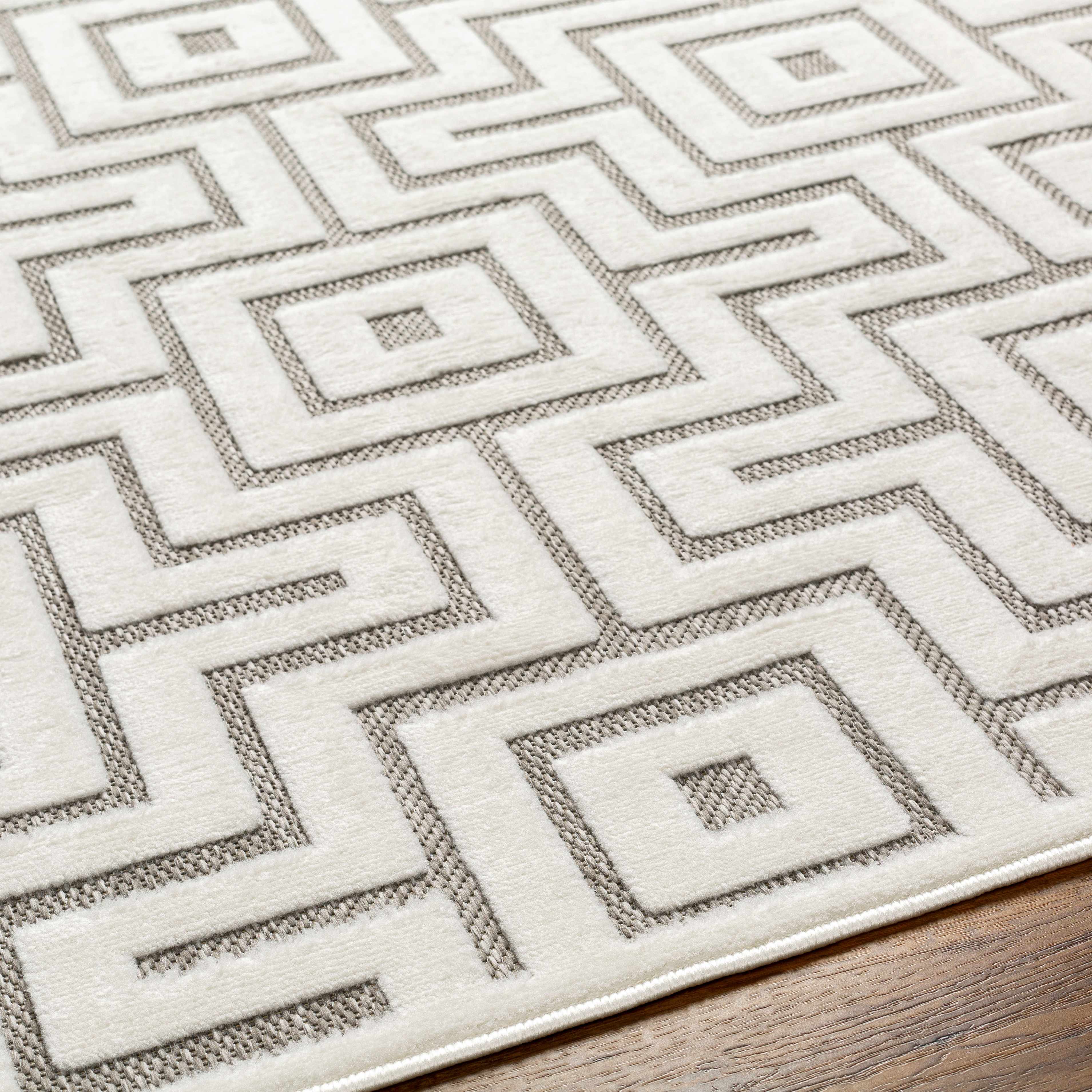 Zevi Beige Outdoor Rug - Clearance - Image 5