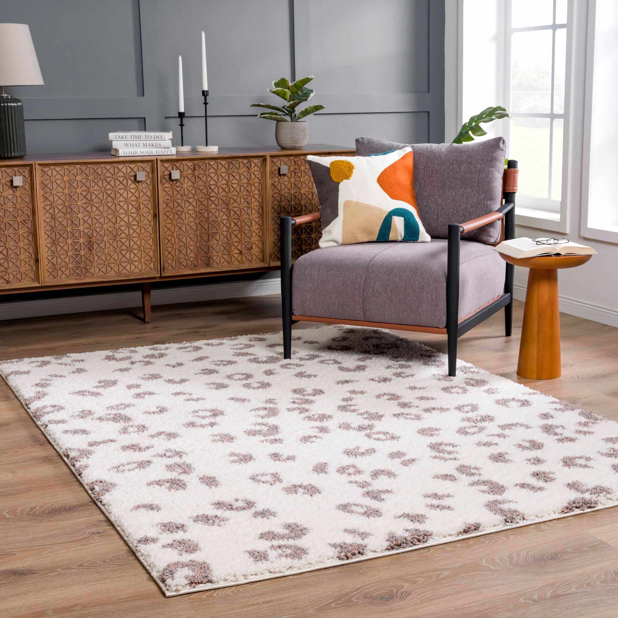 Zhen Pink Spots Leopard Rug - Clearance - Image 13