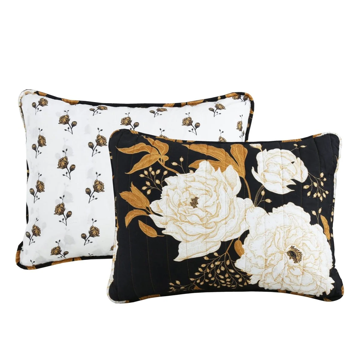 Zinnia Floral 3 Piece Quilt Set - Image 4