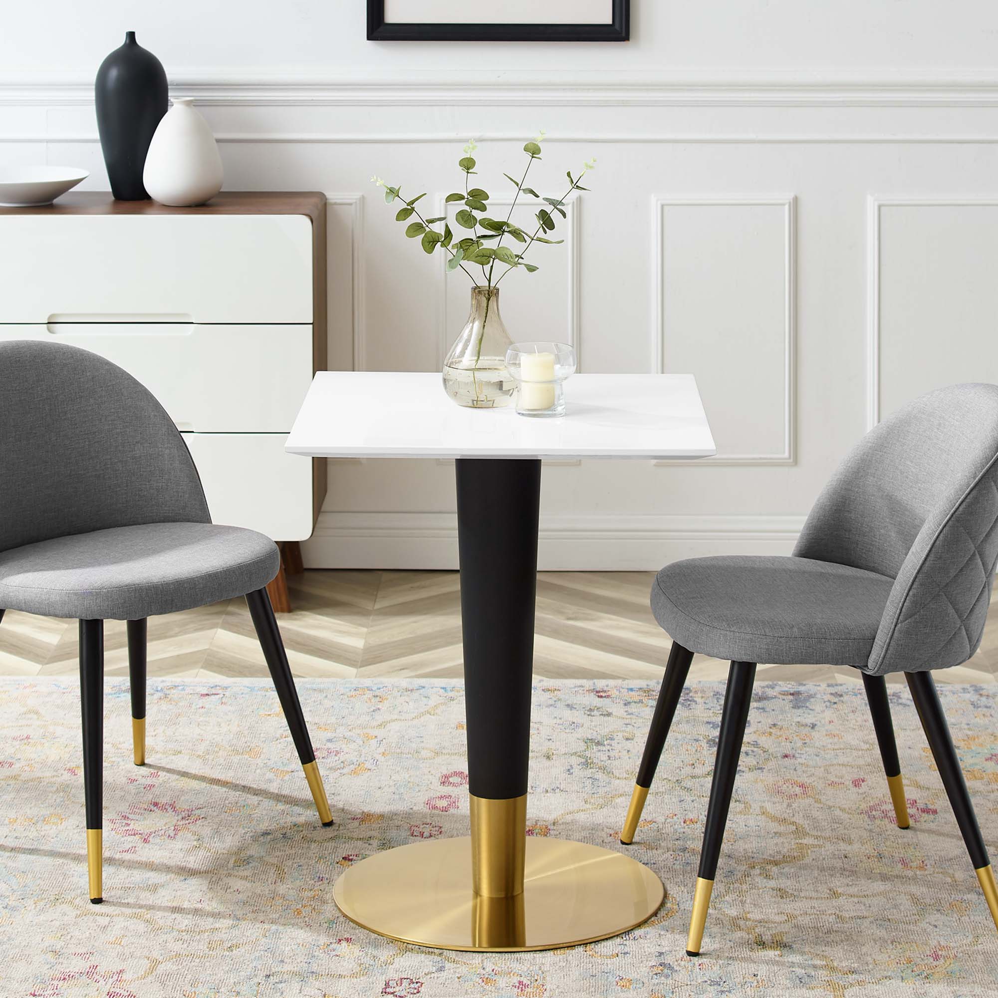 Zinque 24" Square Dining Table by Modway - Image 4