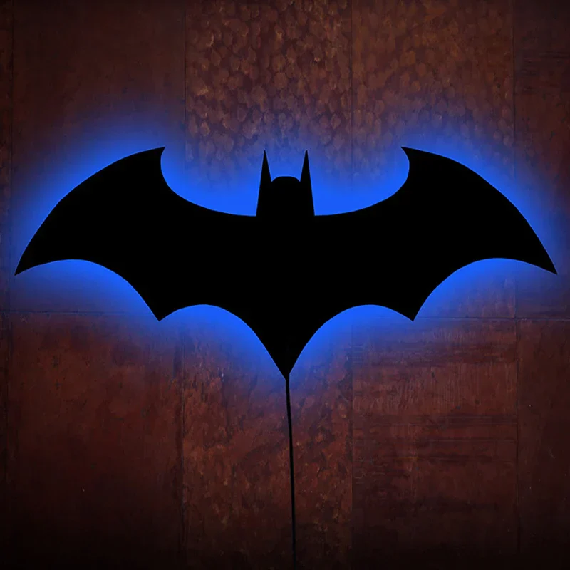 ZK50 Color Changing LED Night Light Bat Wing Wall Lamp Remote Bedside Ambient Light - Image 2