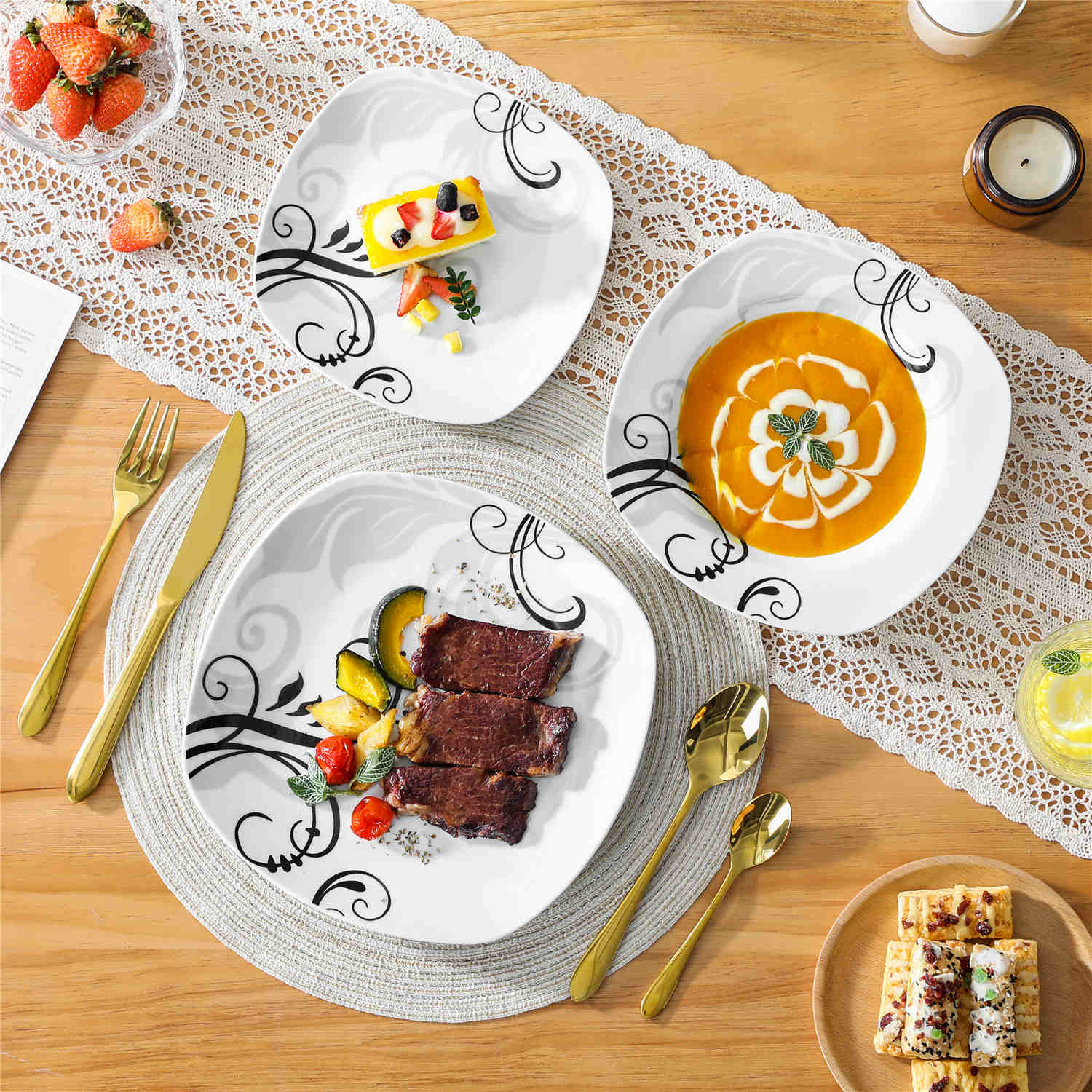 Zoey 18 Piece Dinnerware Set - Image 2