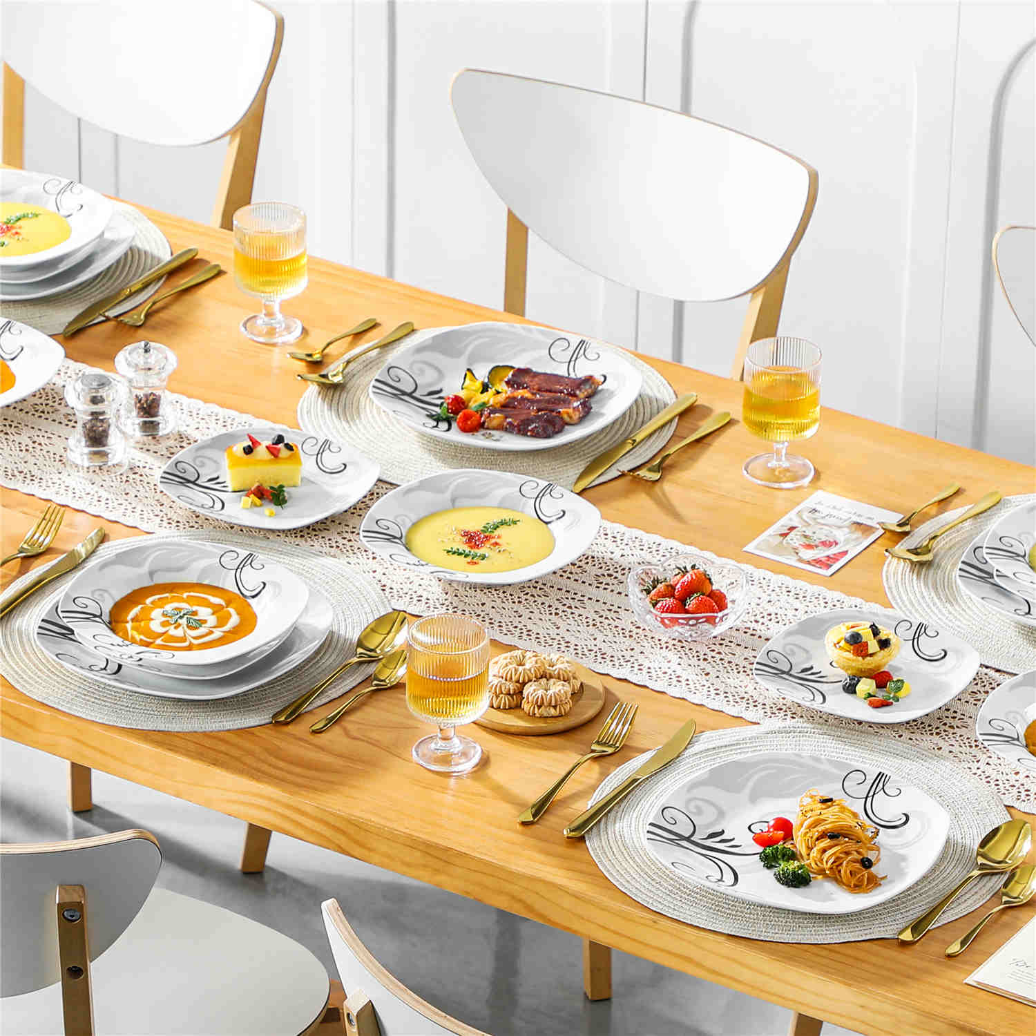 Zoey 18 Piece Dinnerware Set - Image 6