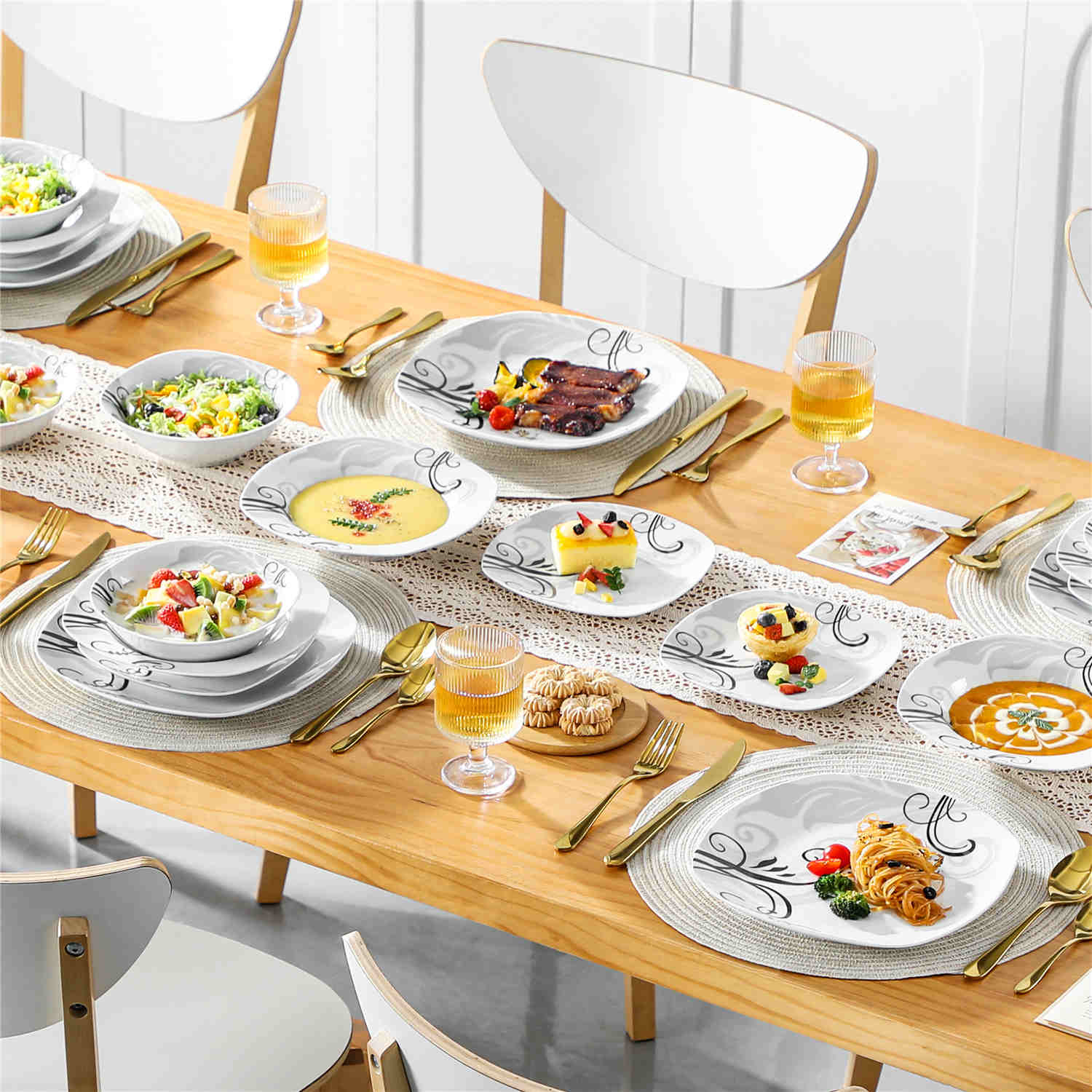 Zoey 24 Piece Dinnerware Set - Image 6