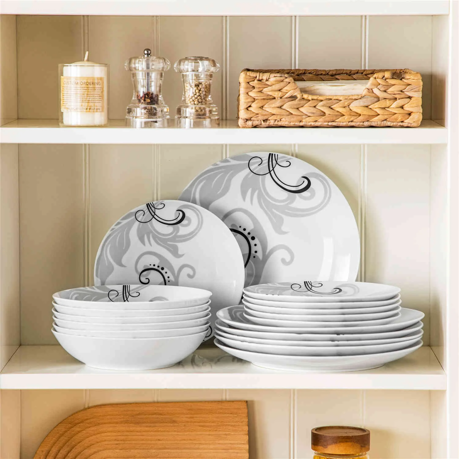 Zoey Round 18 Piece Dinnerware Set - Image 5
