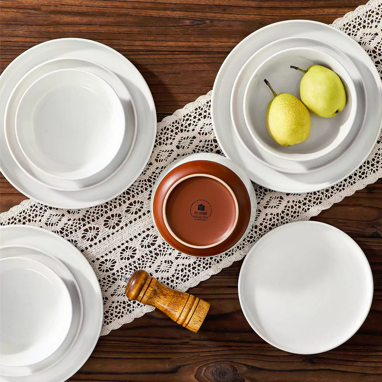 Zora 12 Piece Dinnerware Set - Image 3