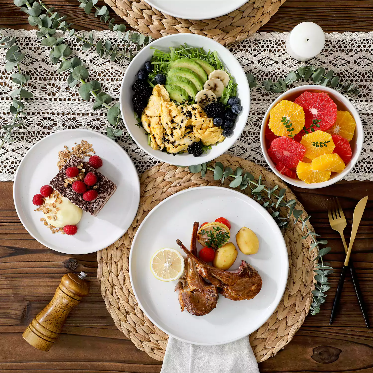 Zora 16 Piece Dinnerware Set - Image 6